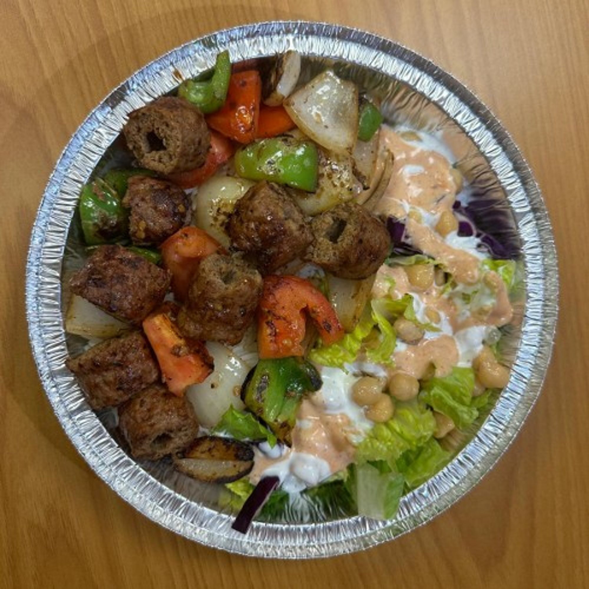Beef Kabob Rice Bowl
