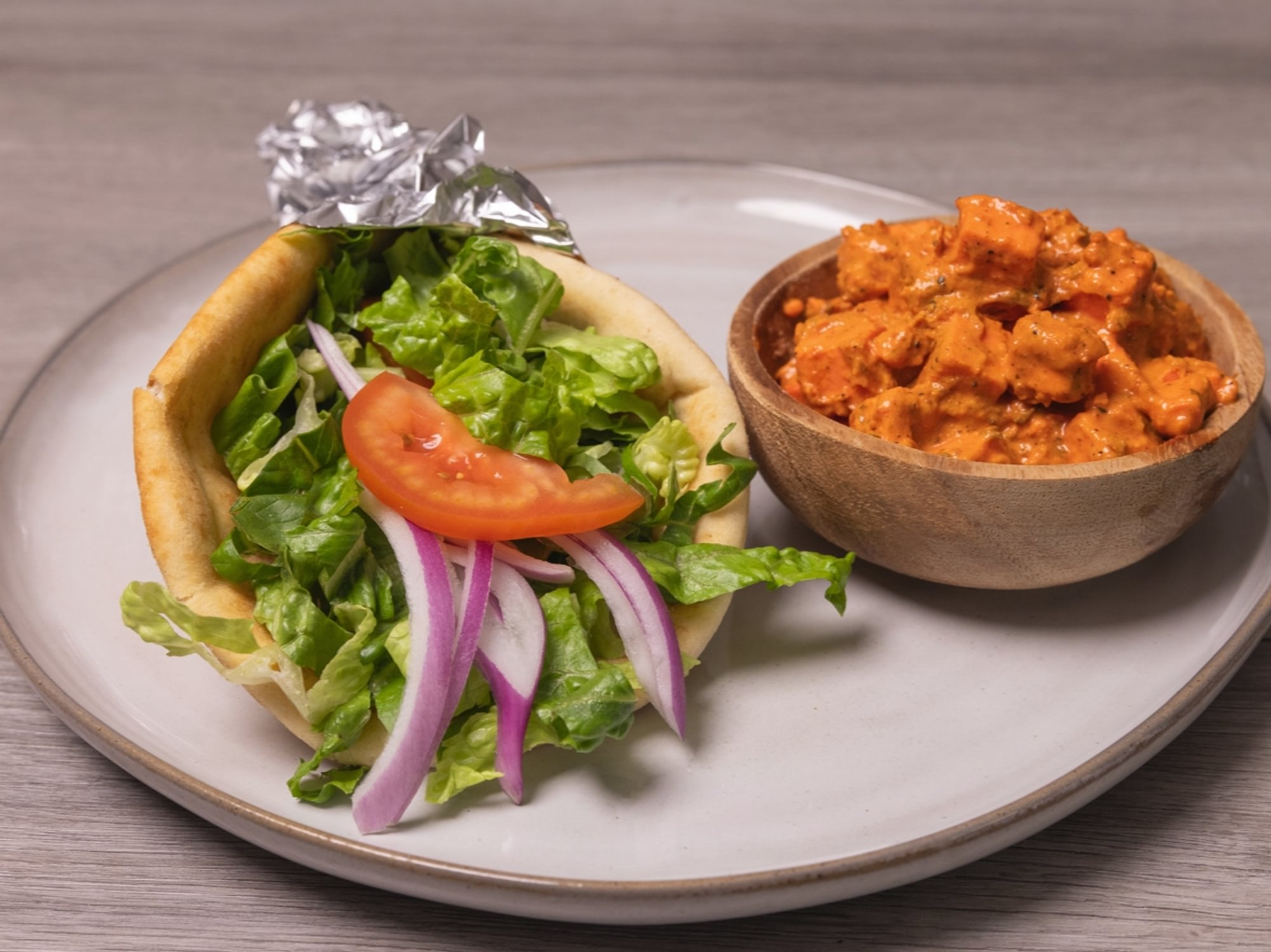 Butter Paneer Wrap