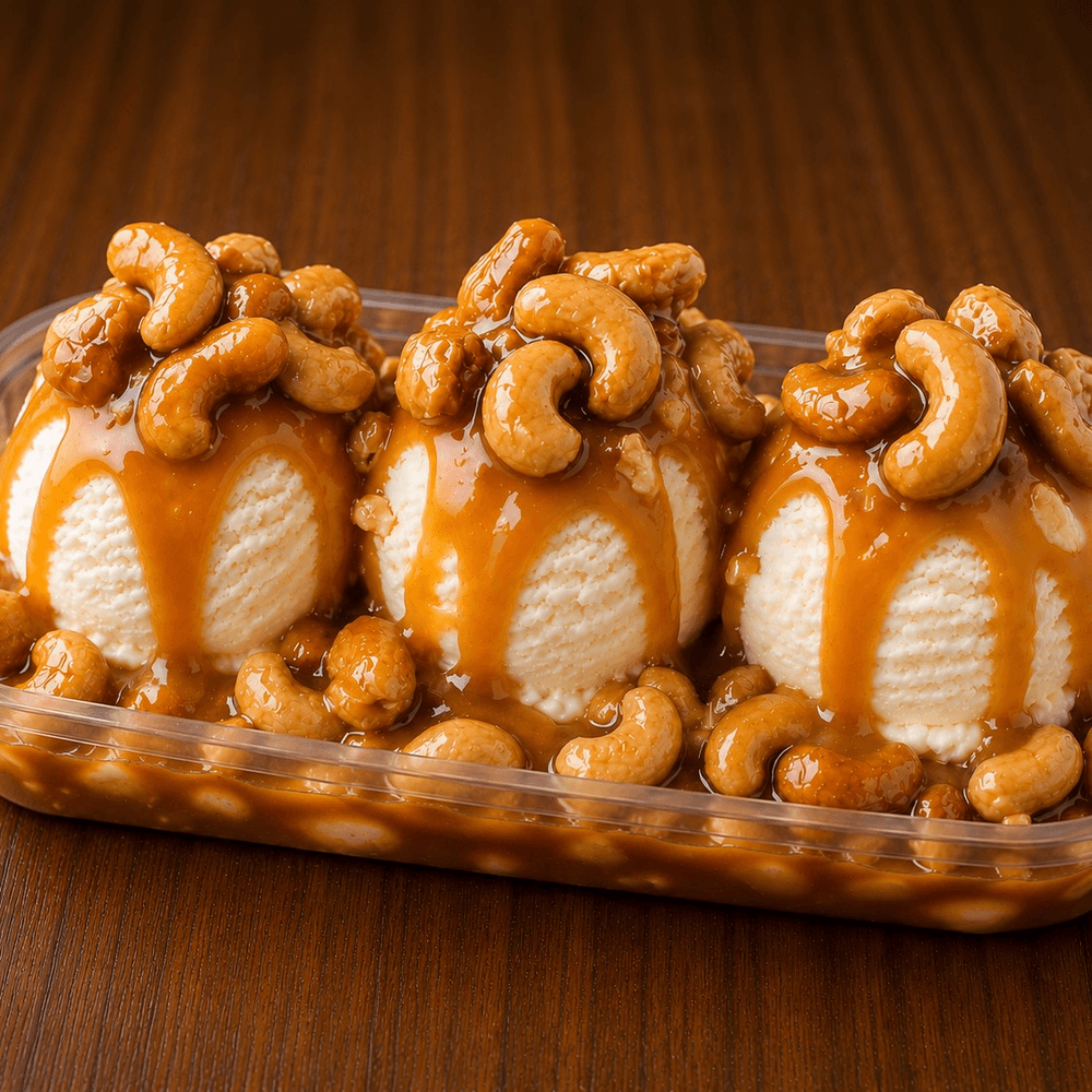 Caramel Cashew Sundae