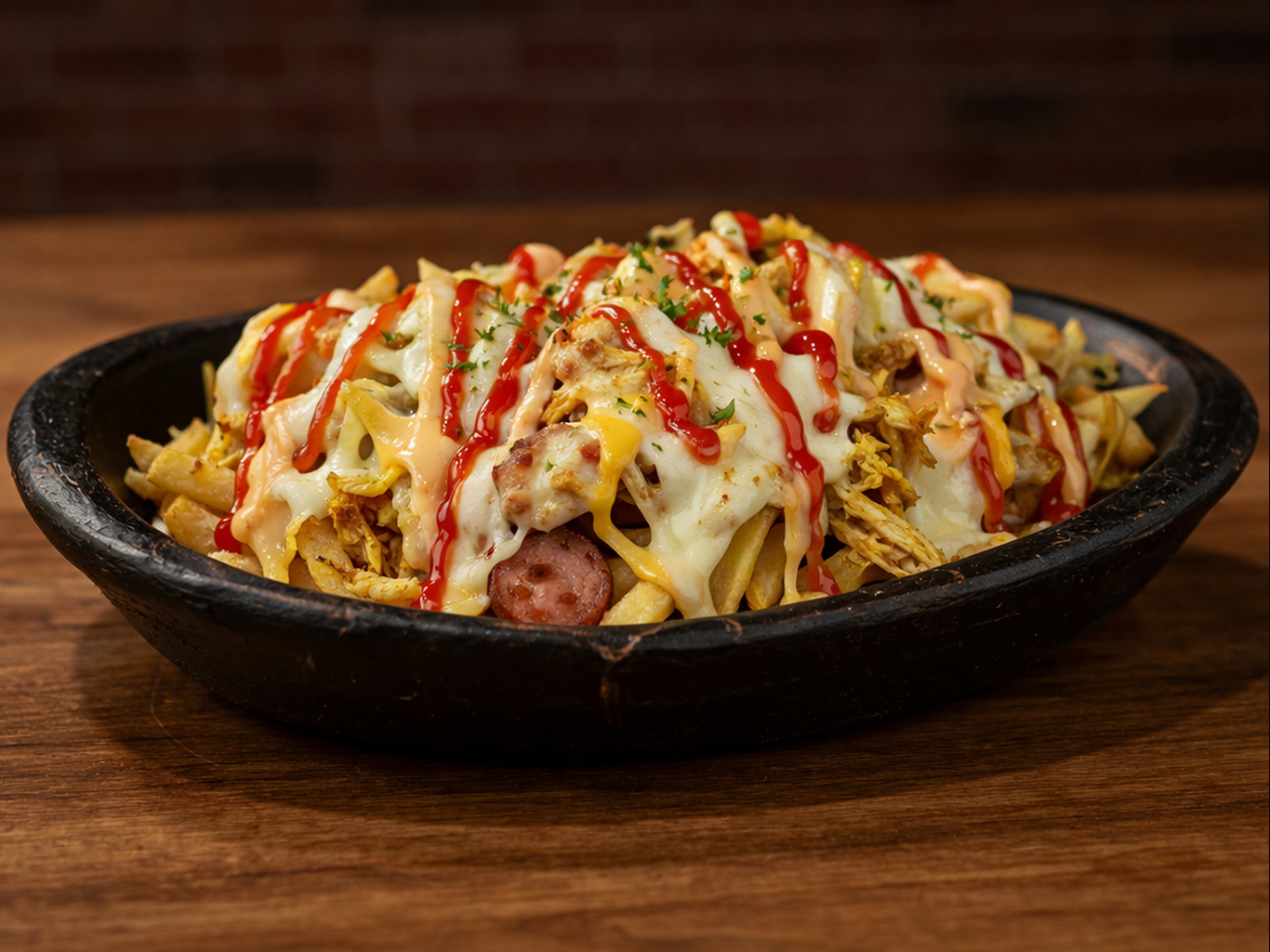 Loaded Fries Avila Style / Salchipapa Ávila