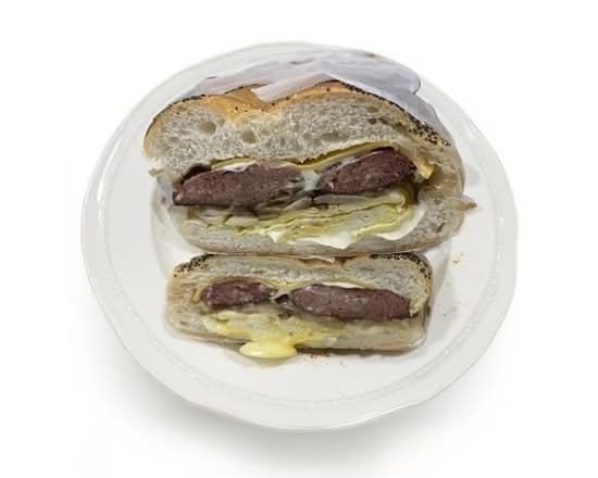 Beef Sausage and Eggs