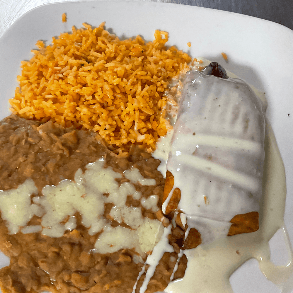 Lunch Shrimp Chimichanga