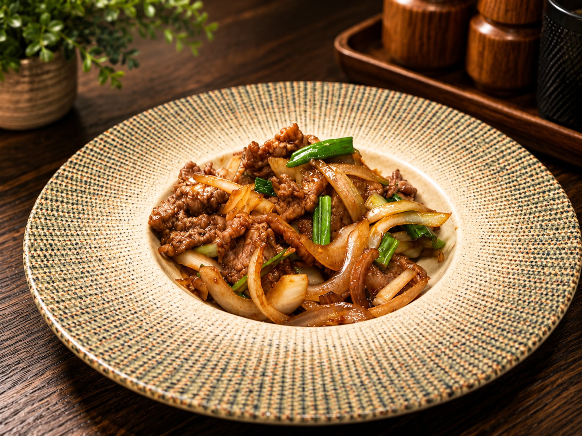 Mongolian Beef / 葱爆牛