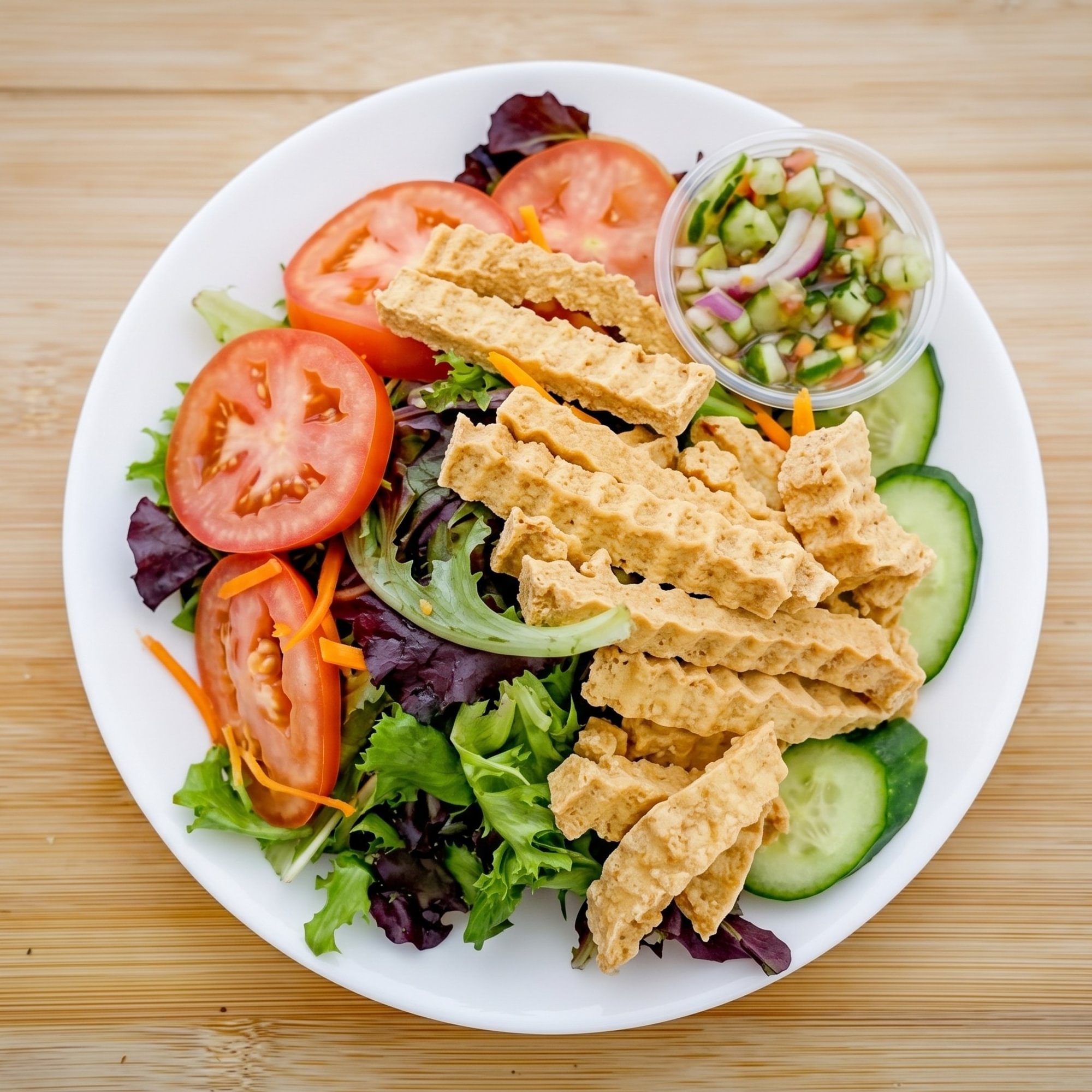 Crispy Tofu Salad