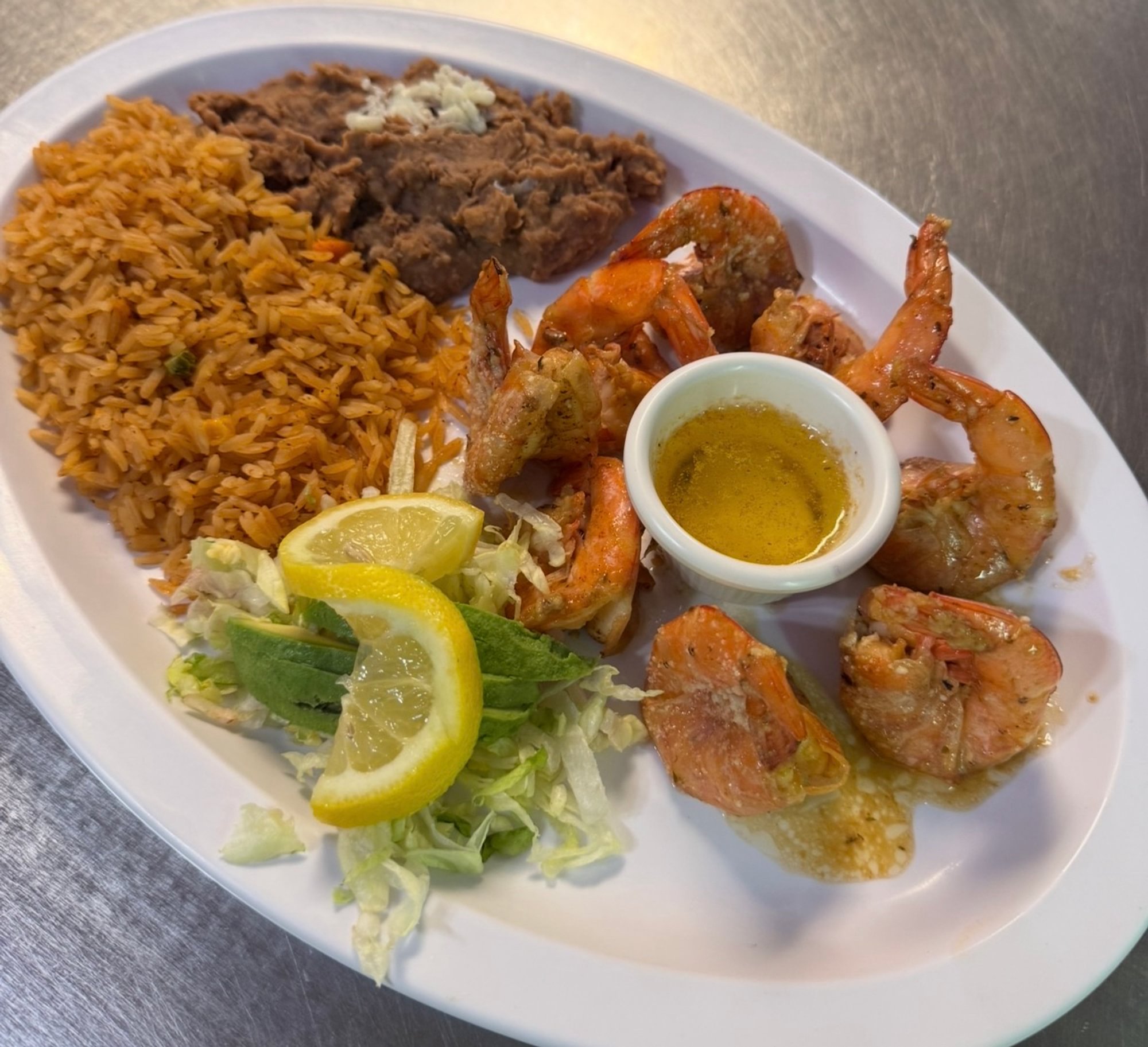 Camarones al mojo de ajo