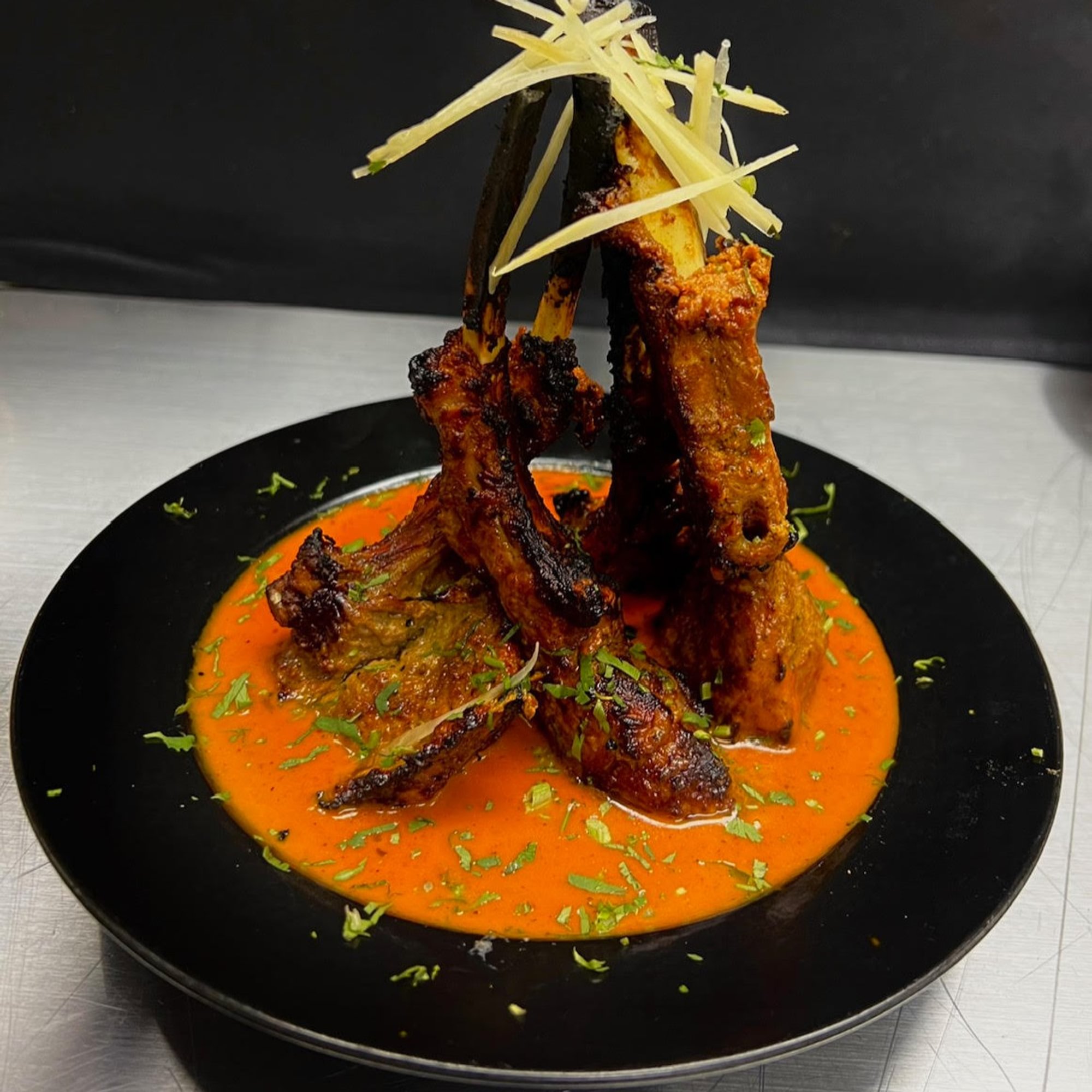 Lamb chops tikka masala