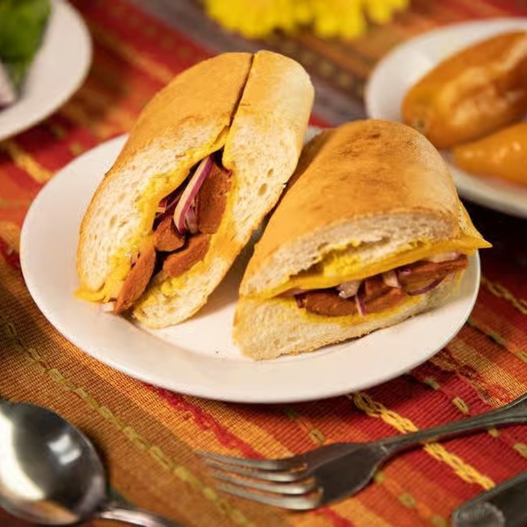 Hot Link Sandwich