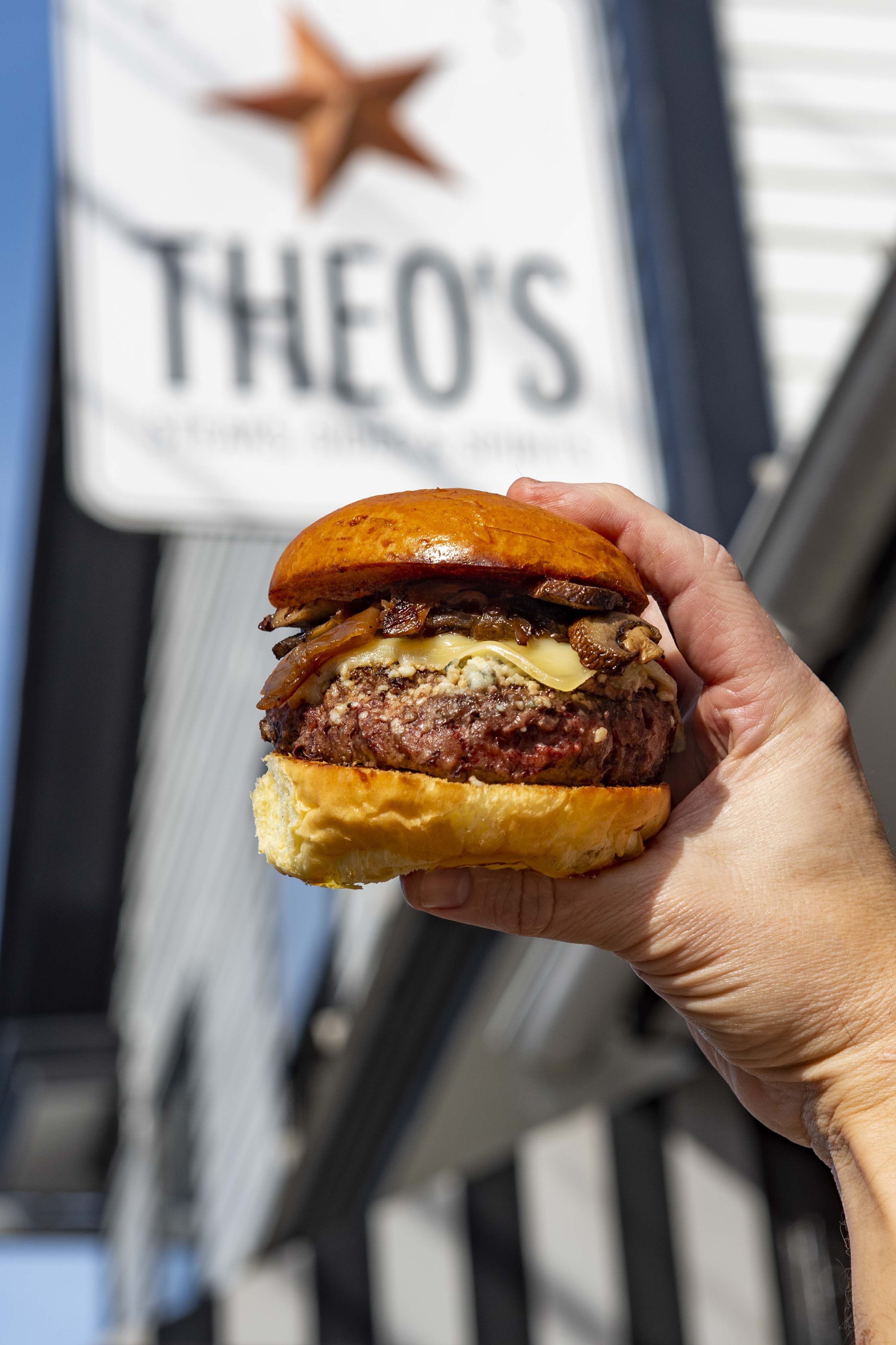 Stinky Cheese Burger