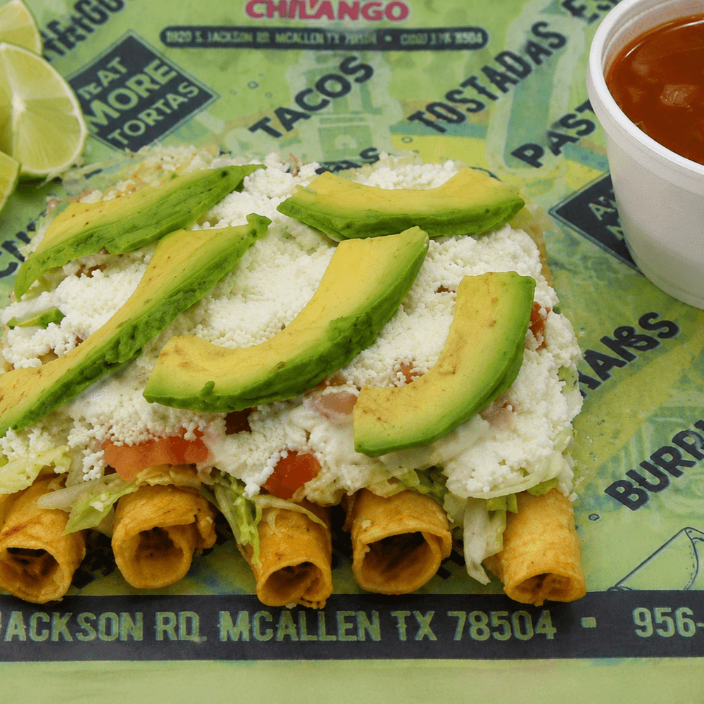 5 Flautas (Crispy Rolled Tacos)