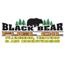 Black Bear Fuel Oil, Plumbing, Heating &amp; Air Conditioning Logo