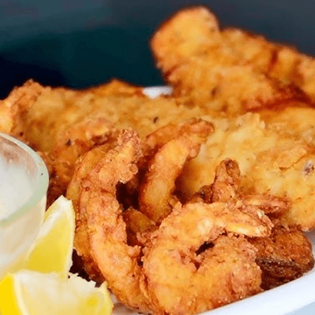 Fried Haddock & Shrimp
