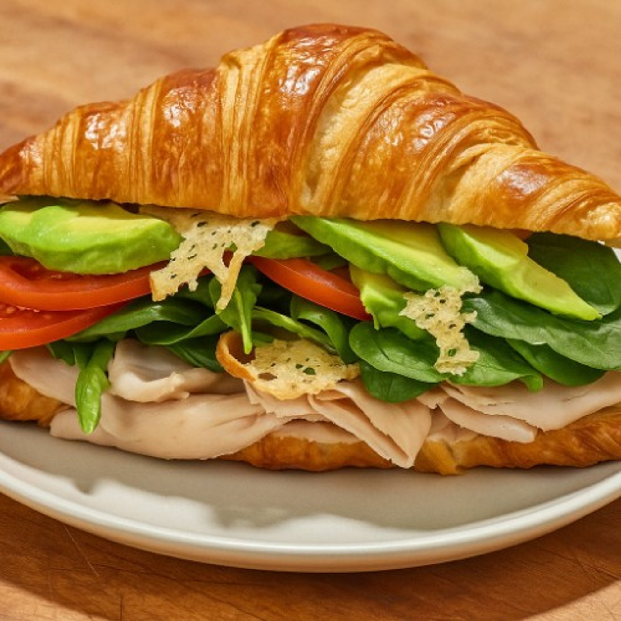 Garden Fresh Turkey Croissandwich
