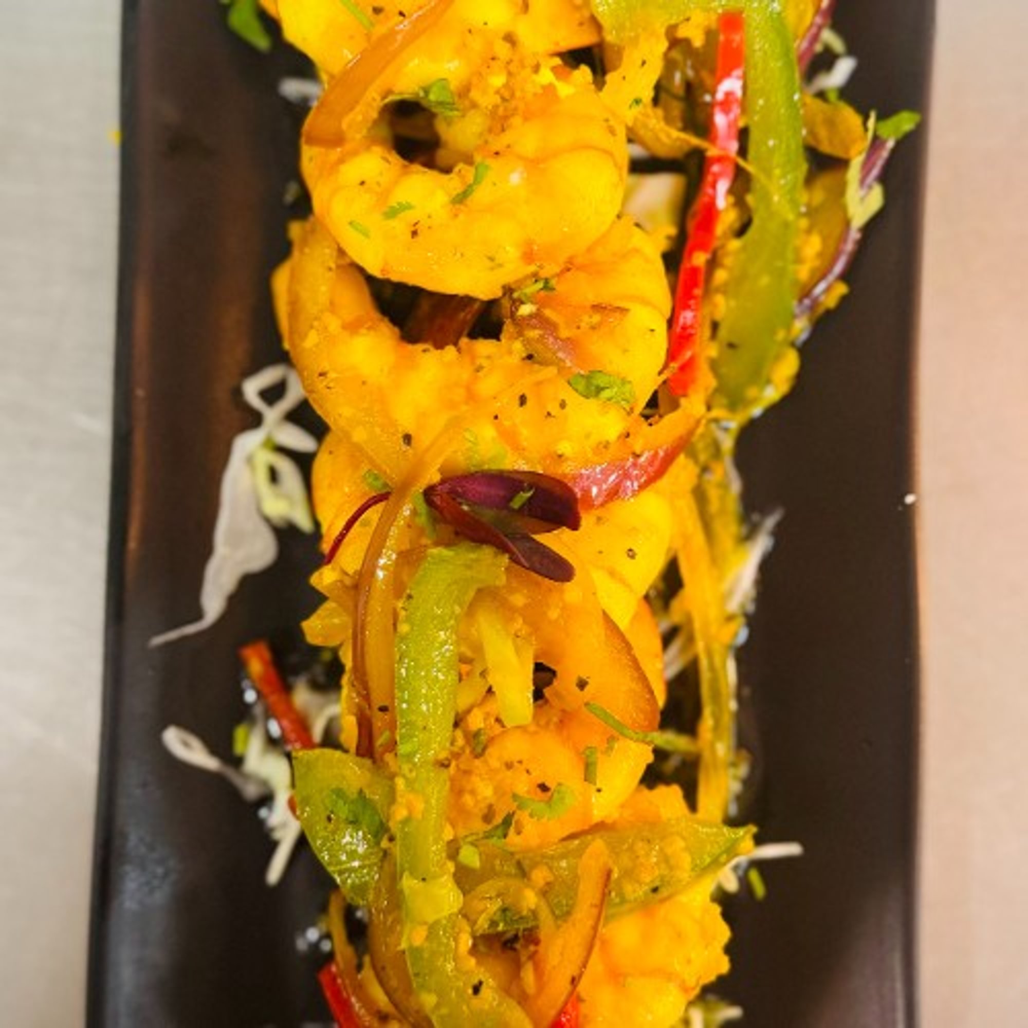 Gulab Garlic Shrimp