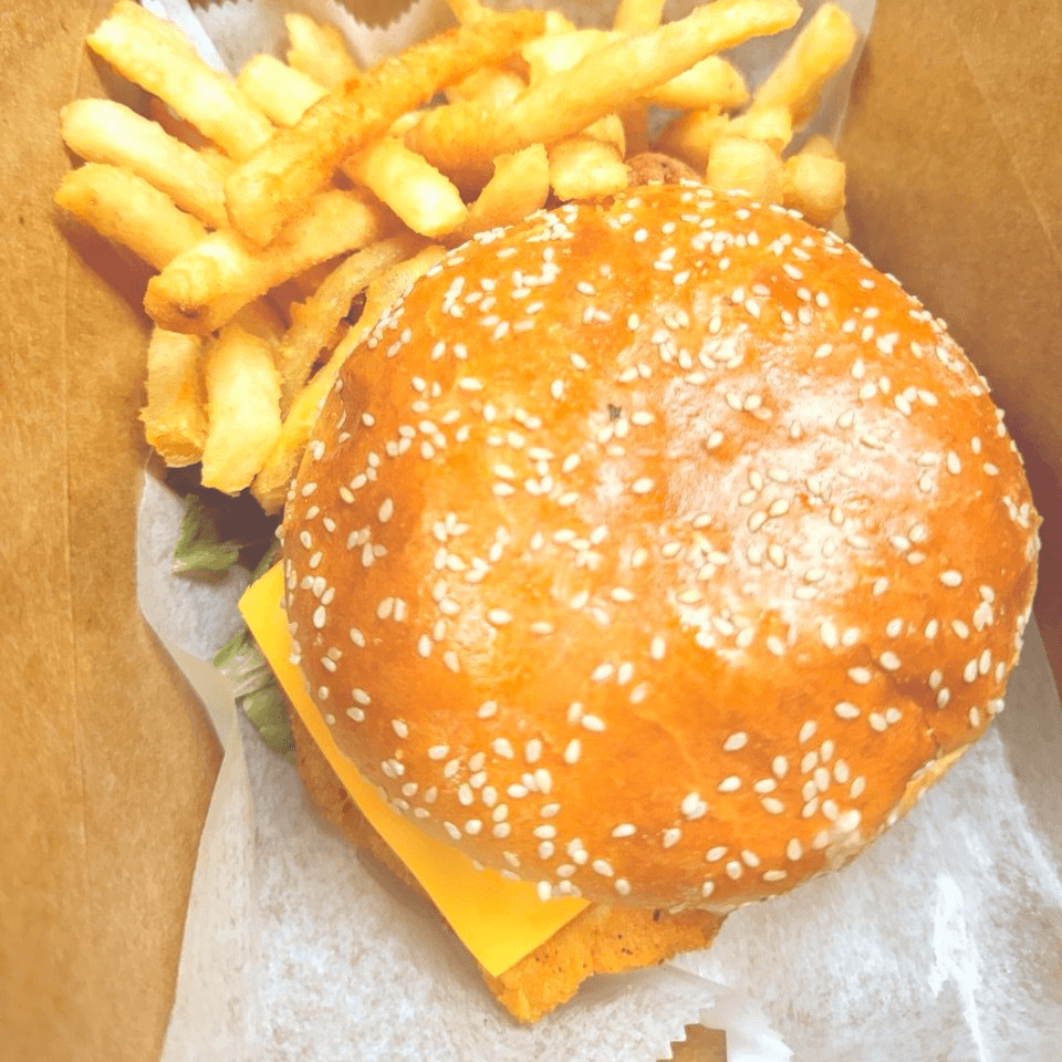 Cat Fish Sandwich with Fries and Drink