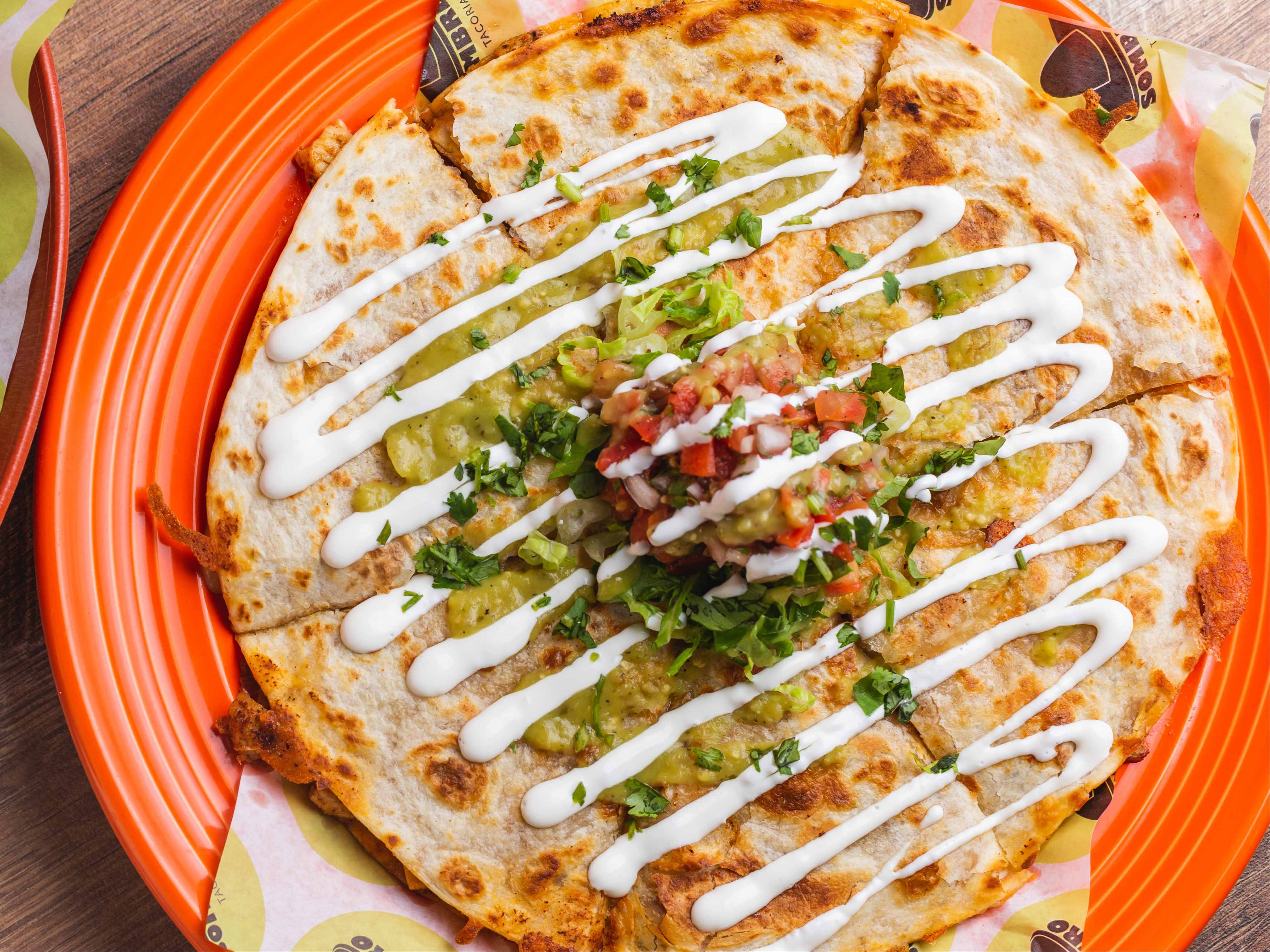 Mushroom Quesadilla