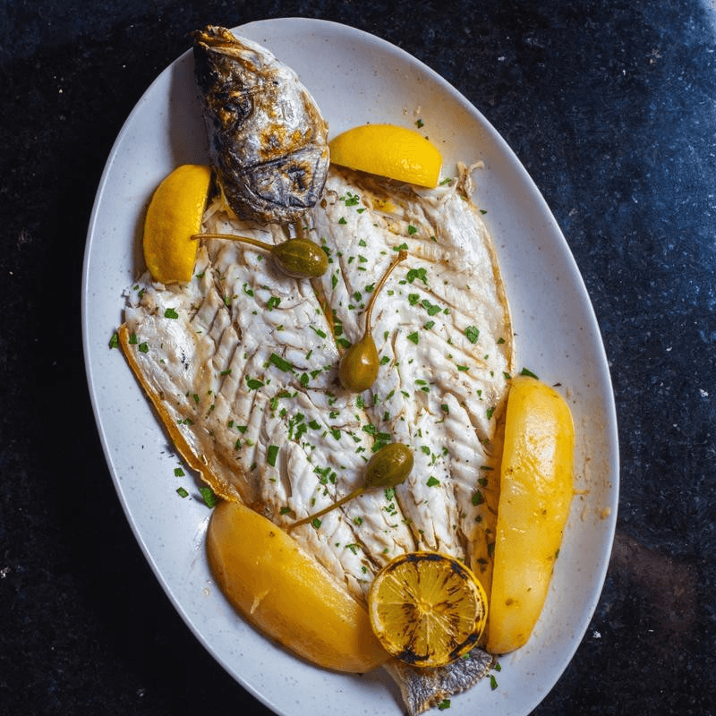 Grilled Lavraki From Greece
