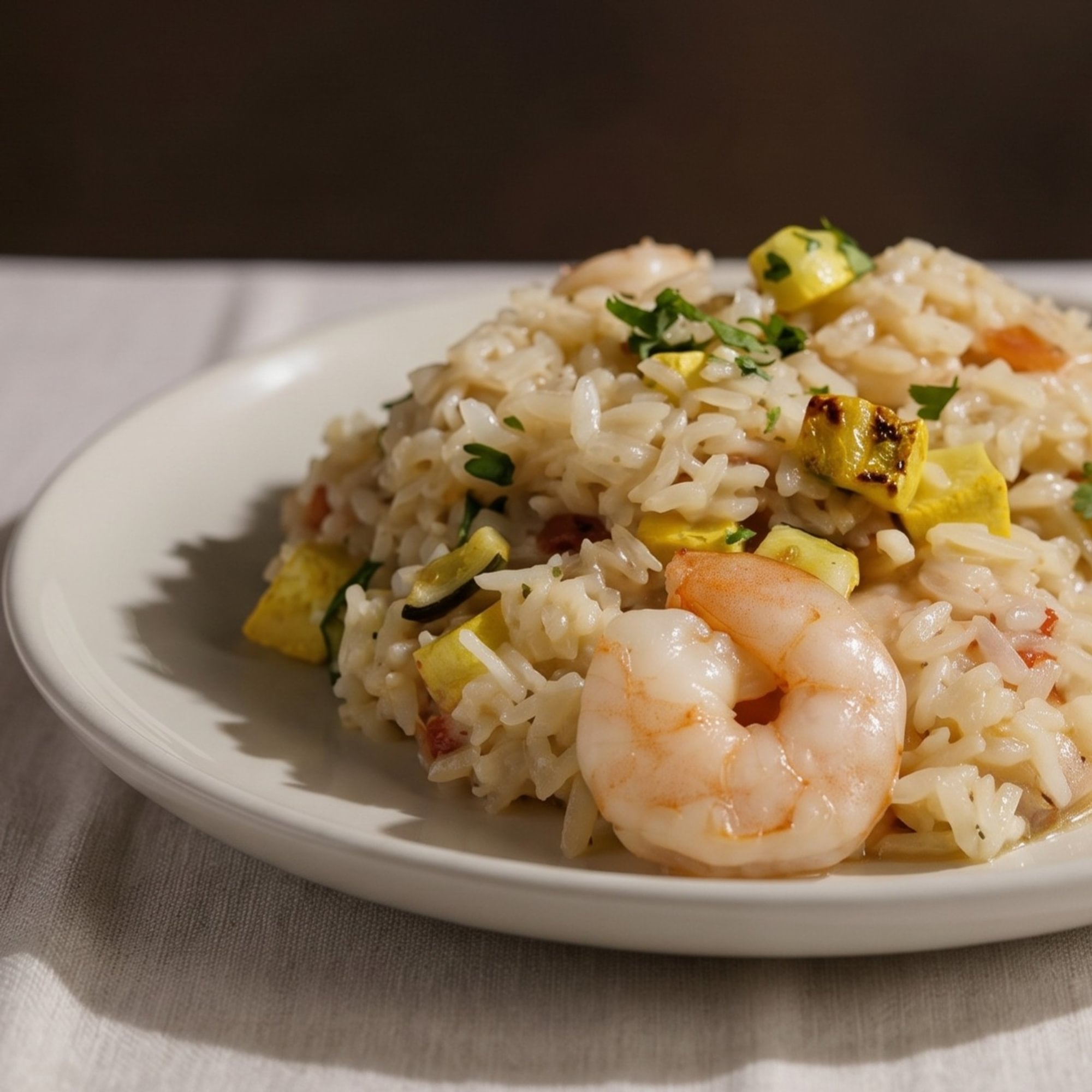 Risotto con Gamberi