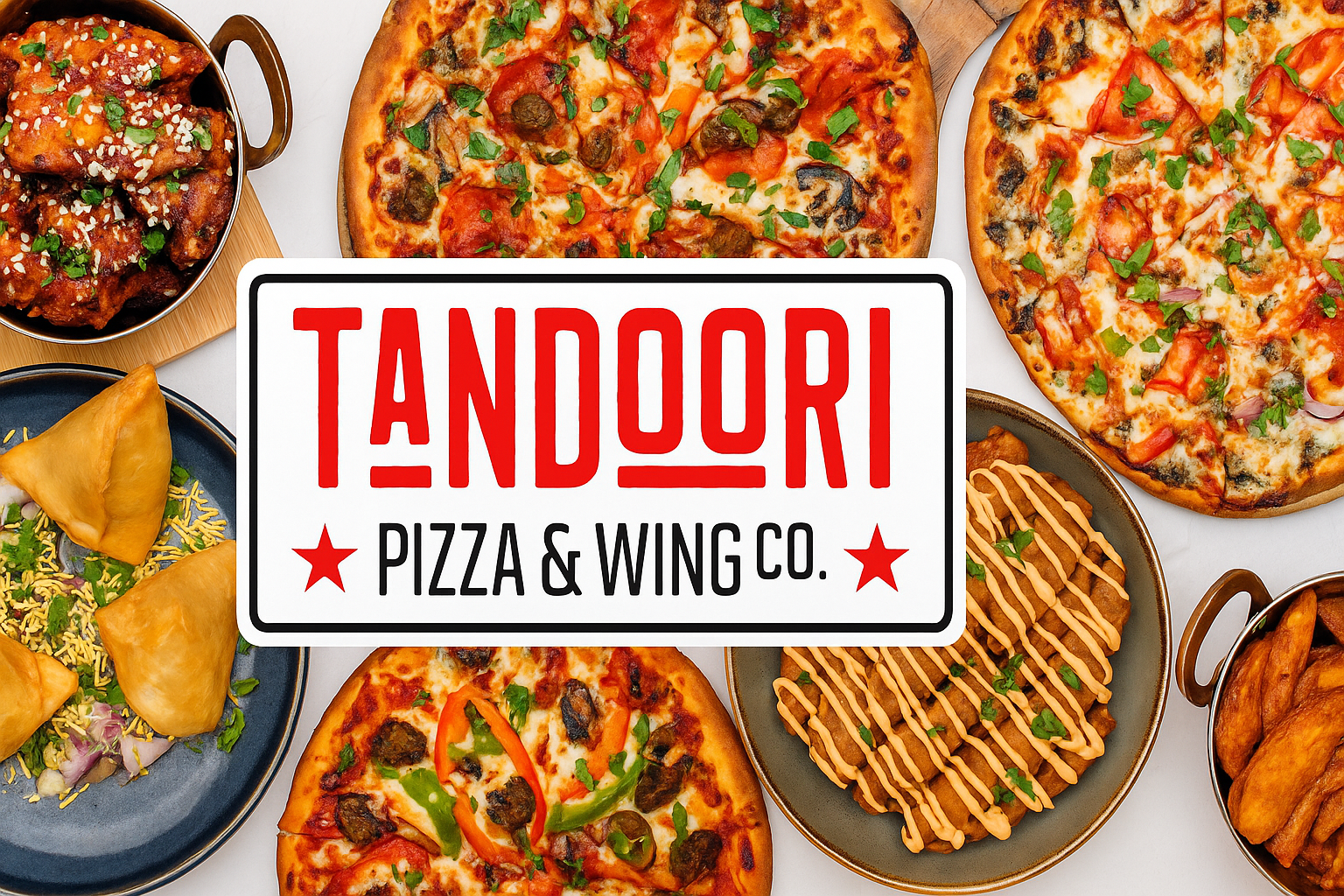 Tandoori Pizza &amp; Wing Co. Logo