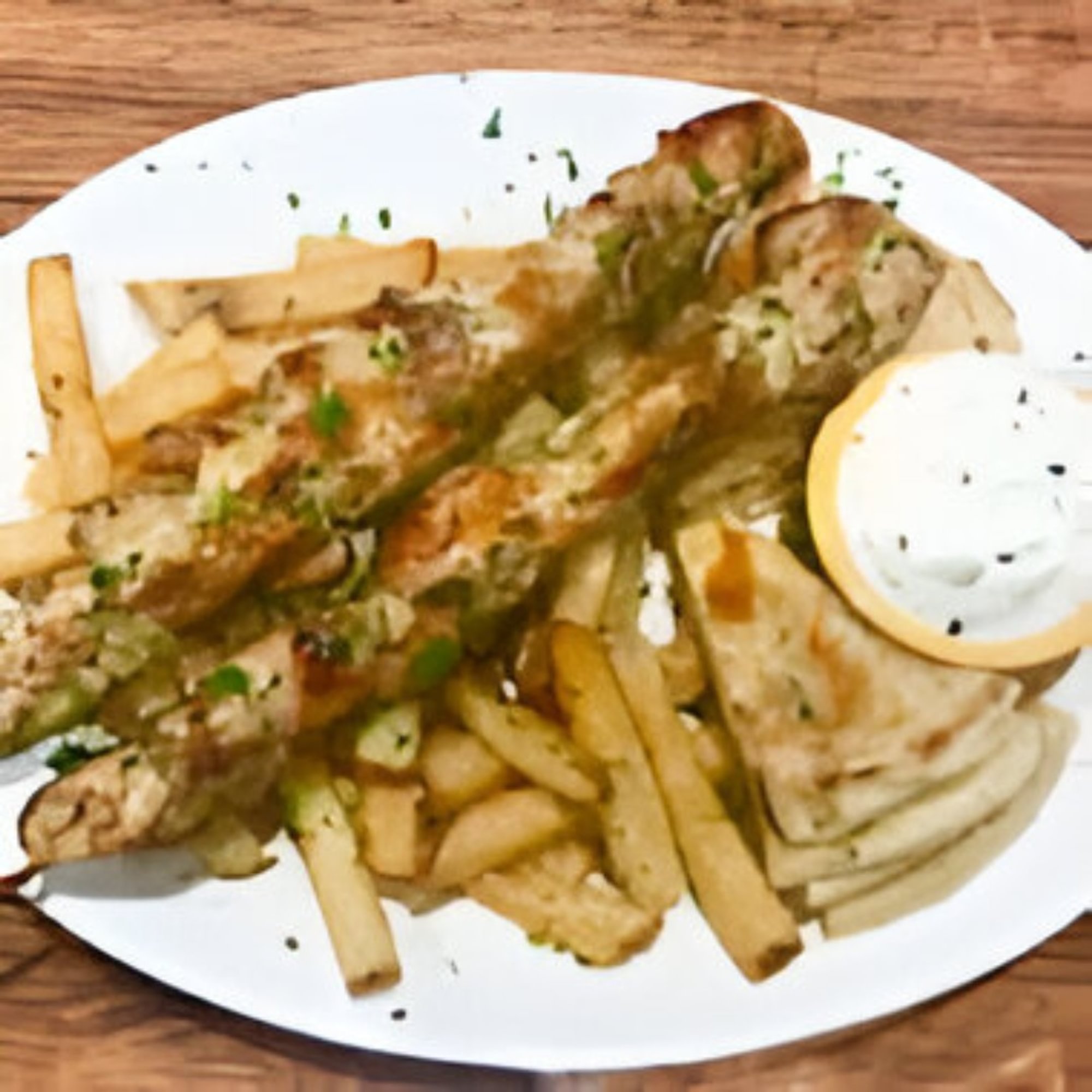 Chicken Souvlaki Platter (Skewers)