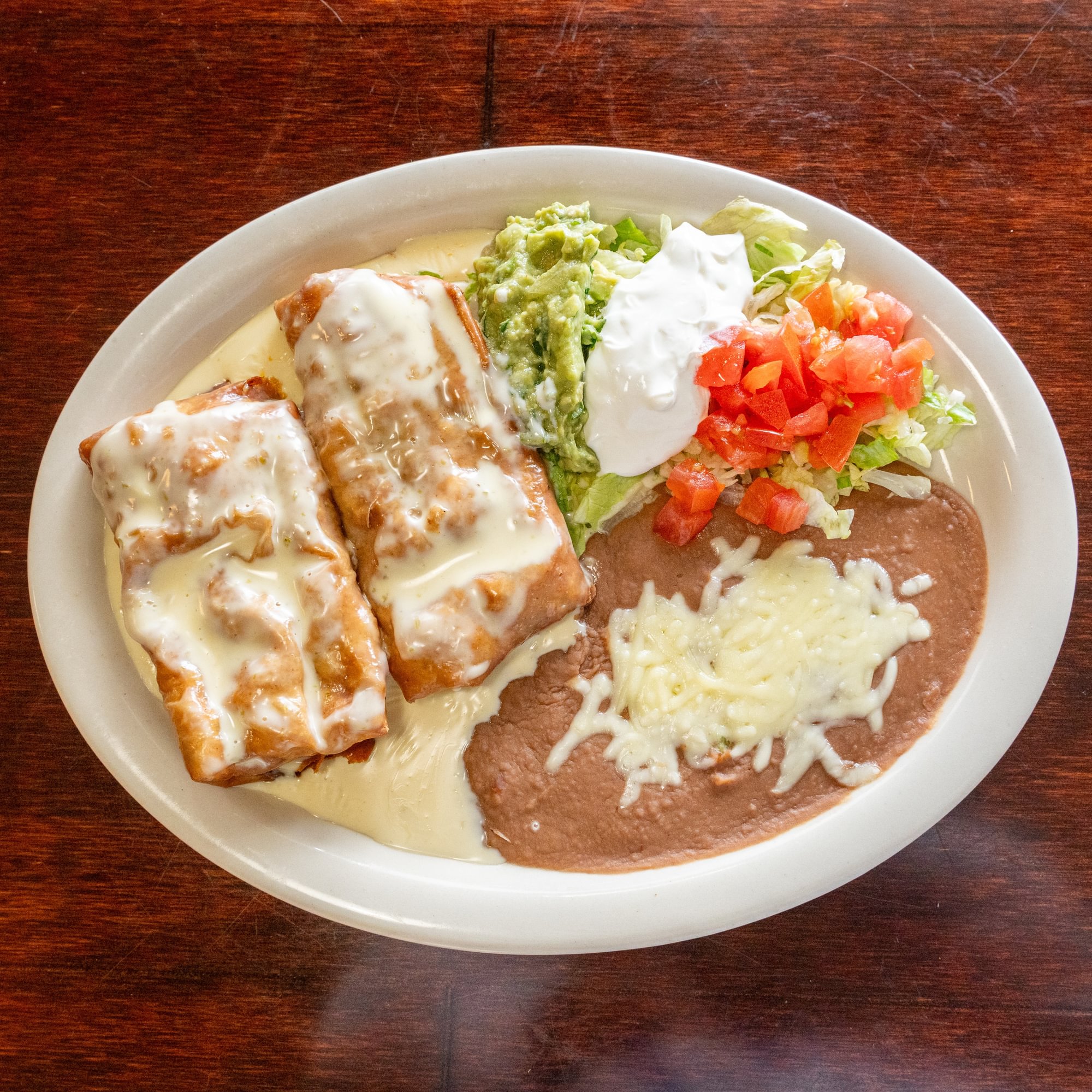 Three Meat Chimichanga