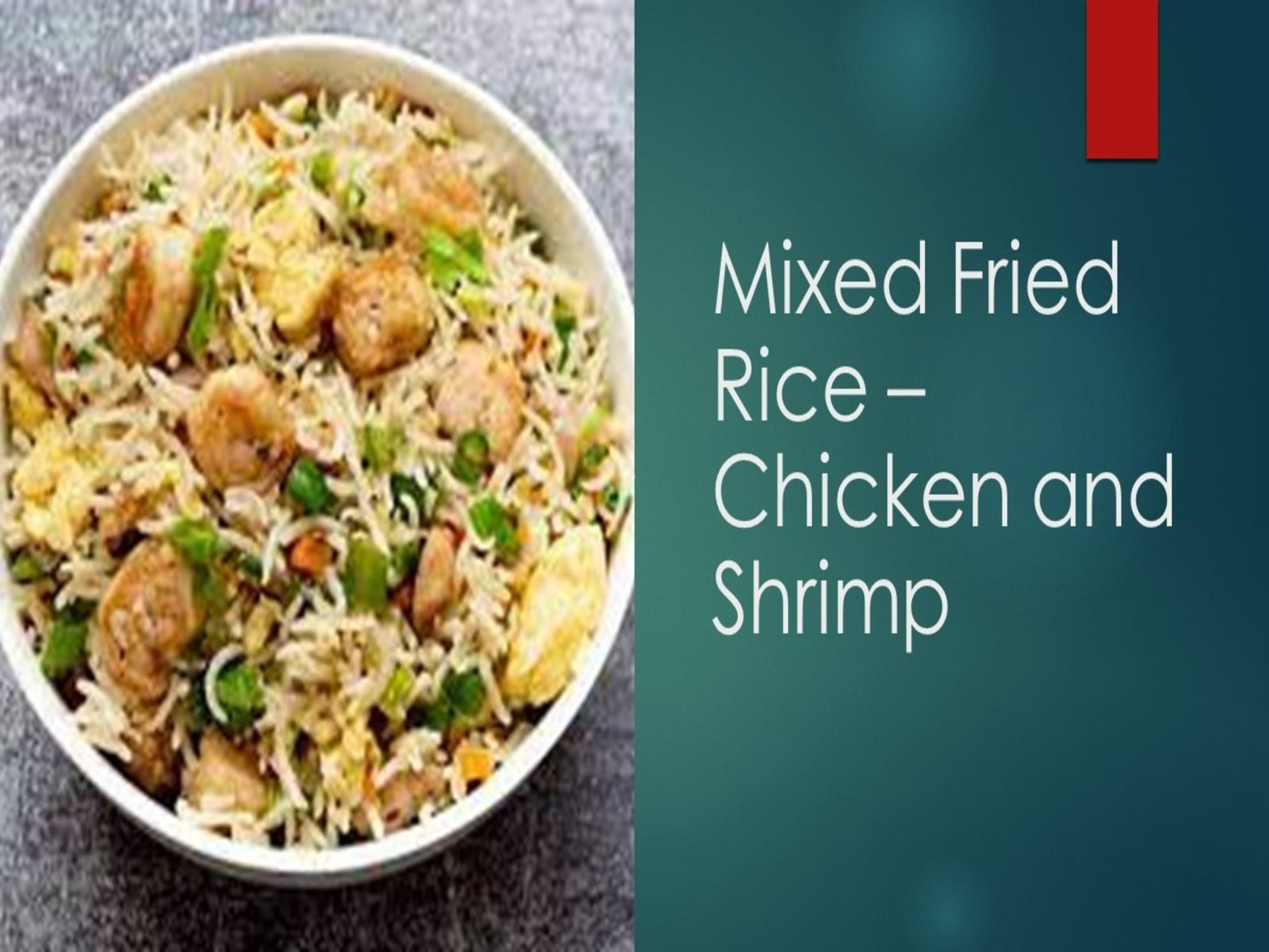 Mixed Fried Rice - Non Veg
