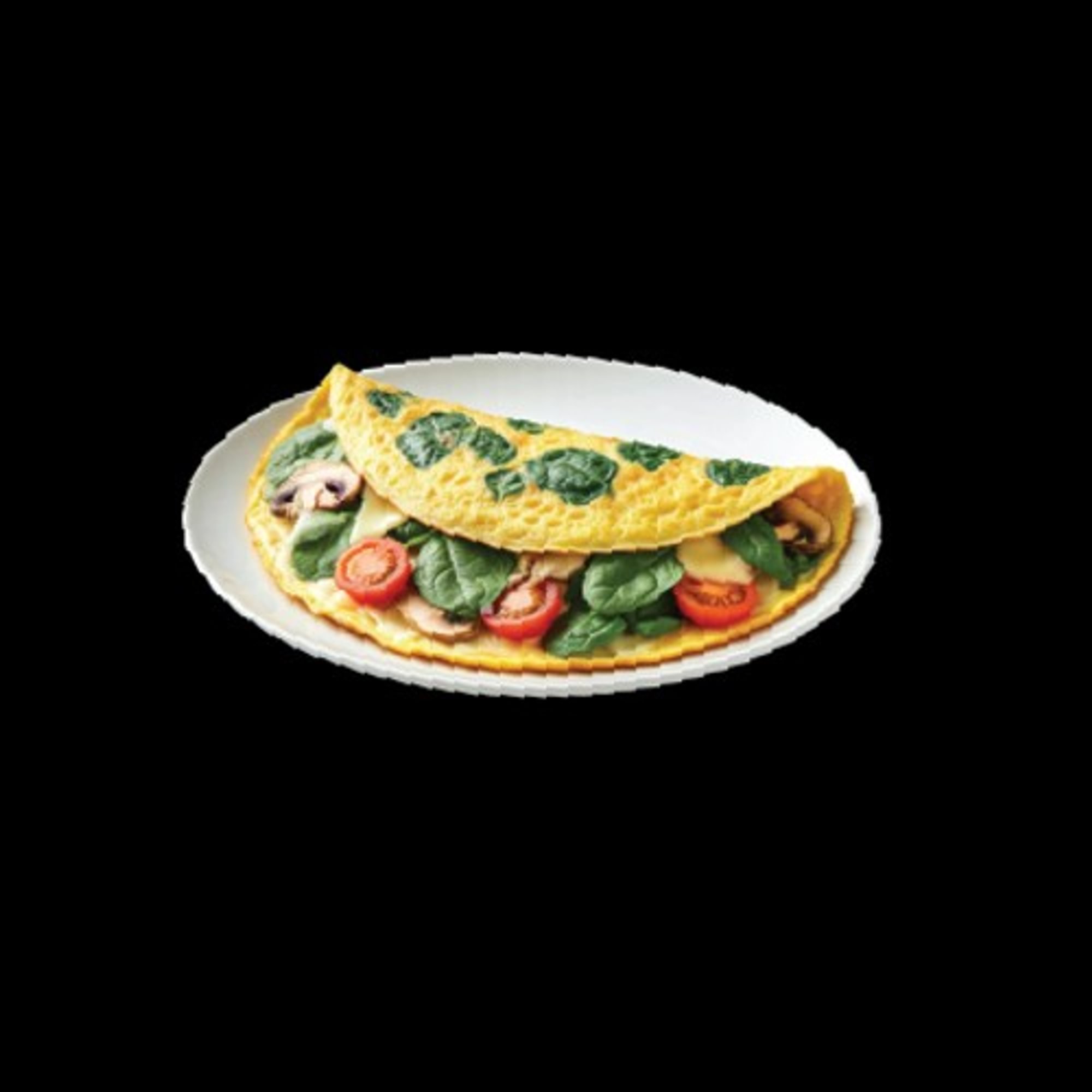 Spinach Omelette
