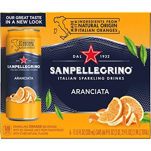 San Pellegrino Aranciata 6pk cans