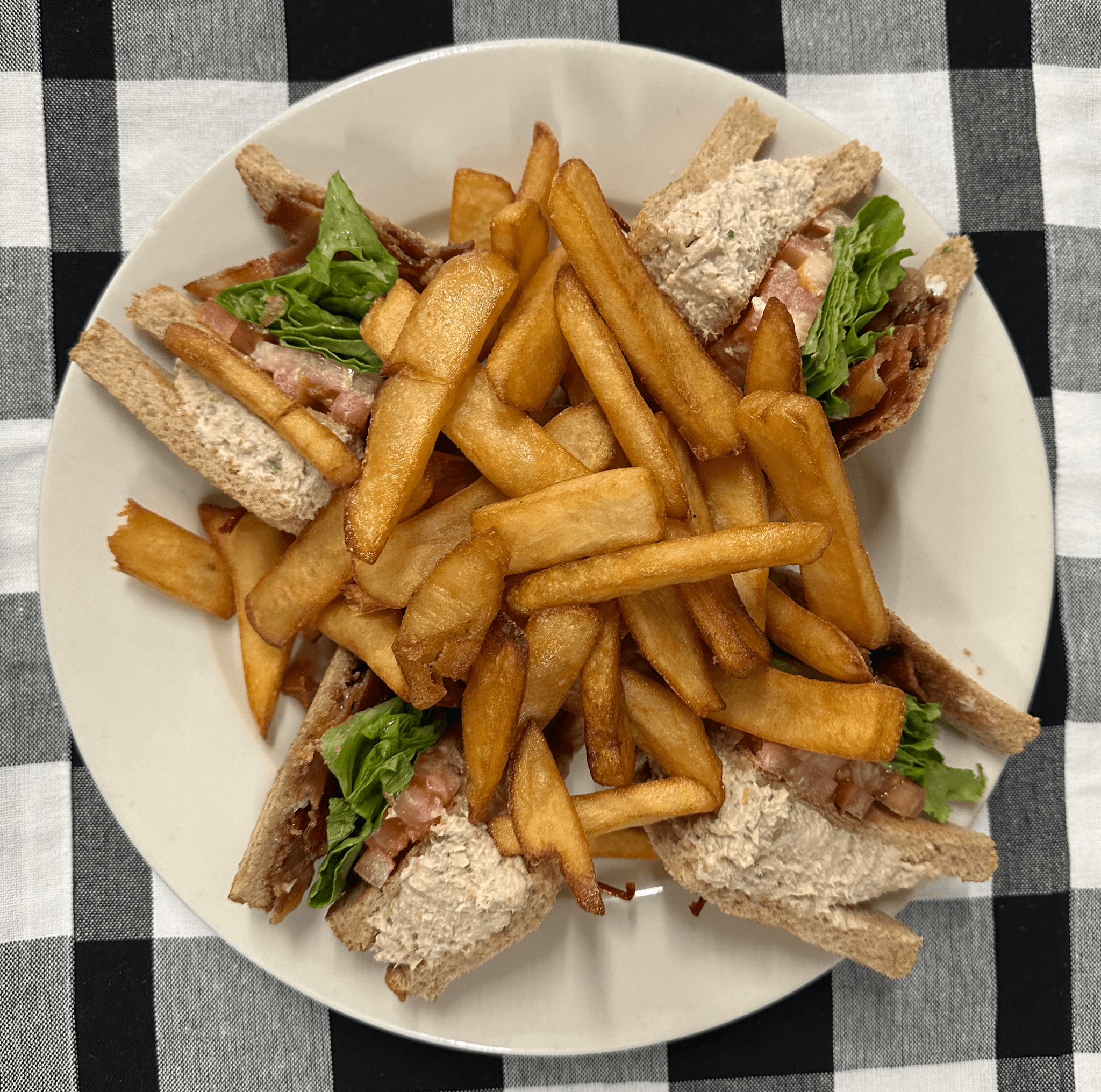 Tuna Salad Triple Decker