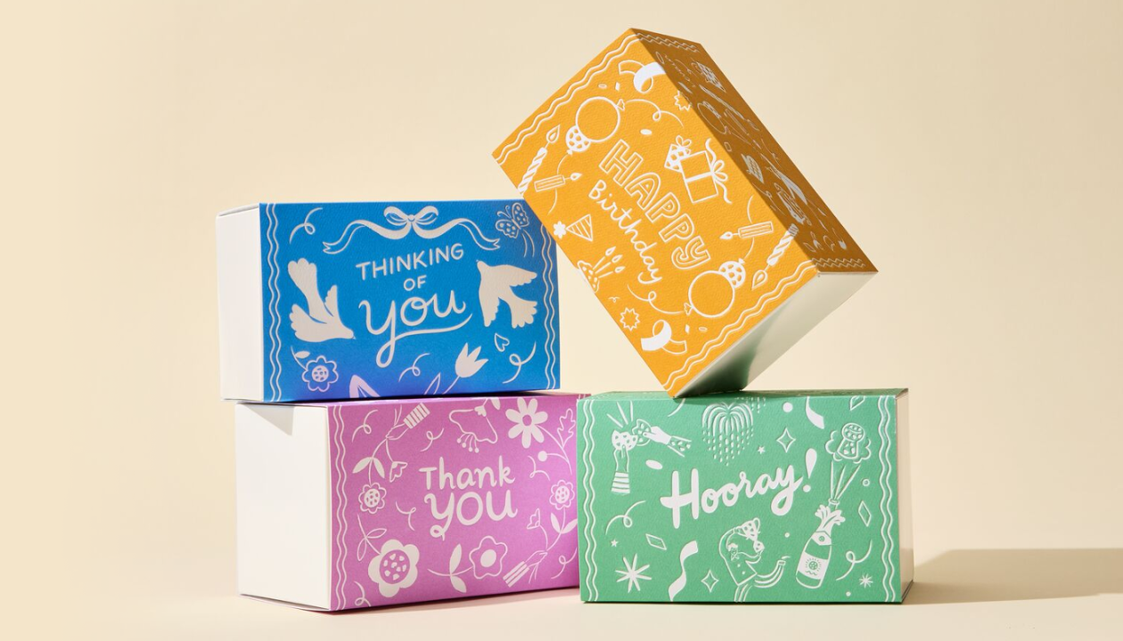 Gift Wrap for 4-Pack Box