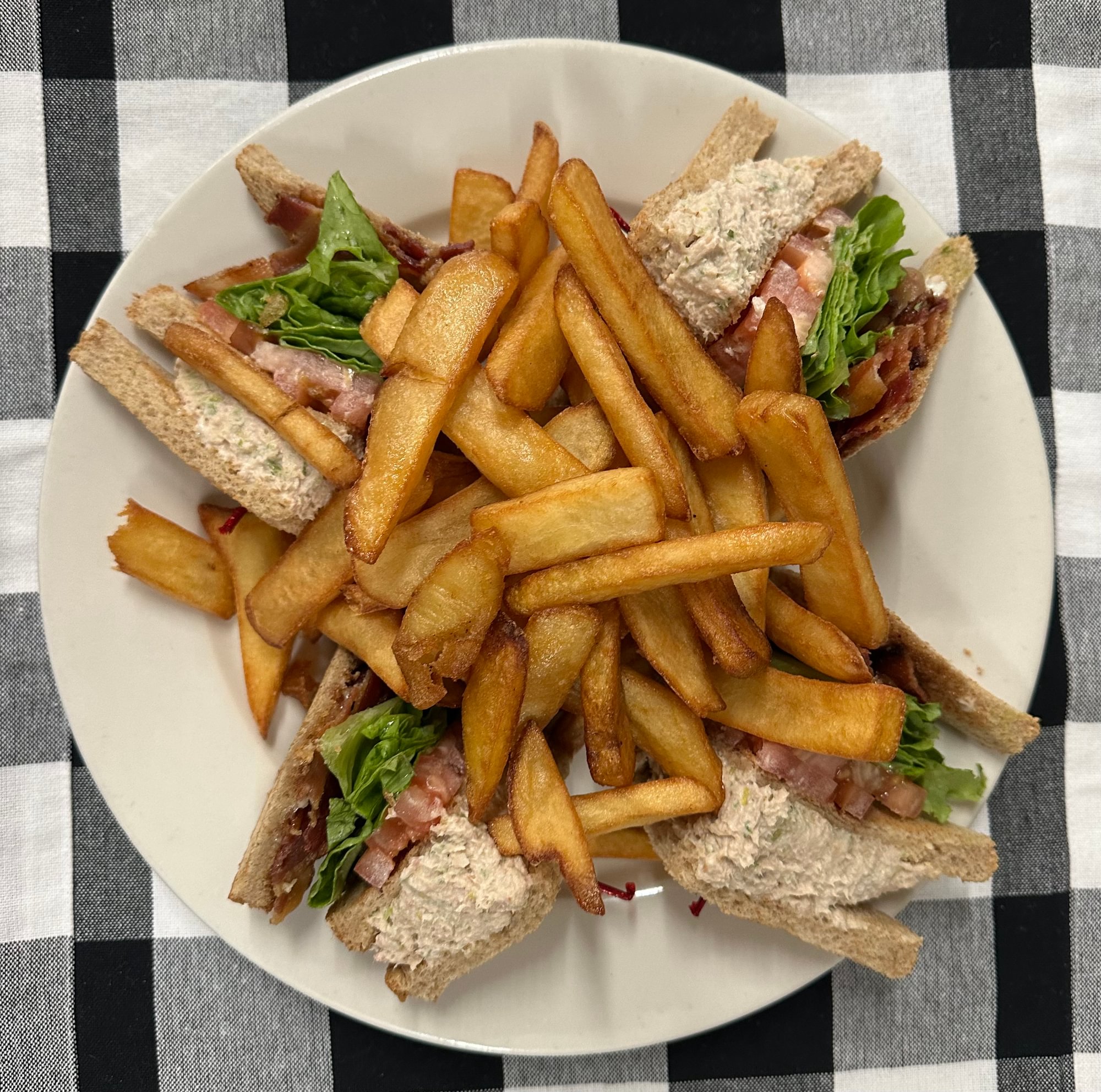 Tuna Salad Triple Decker