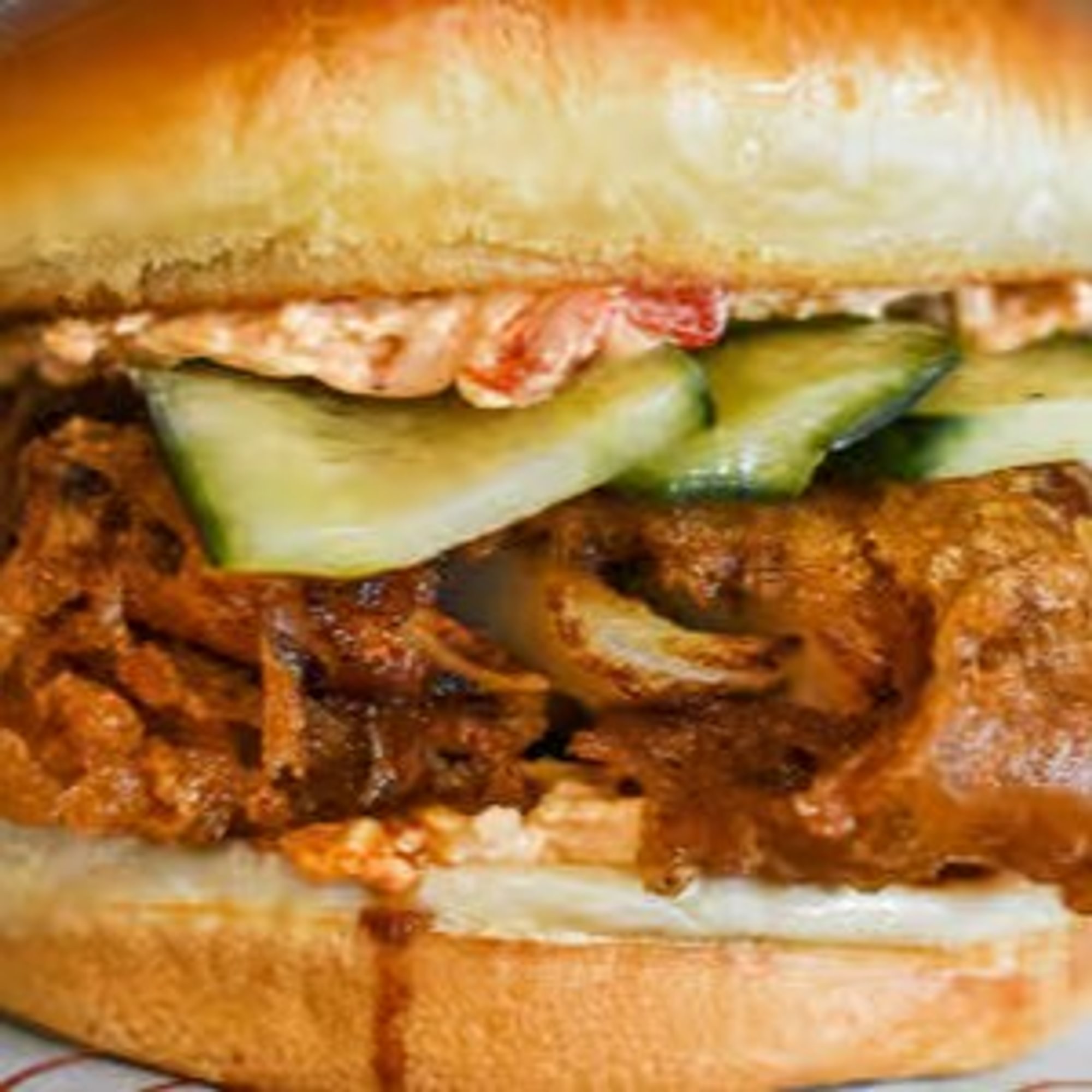 "Nashville Hot" Fried Halibut Sammy
