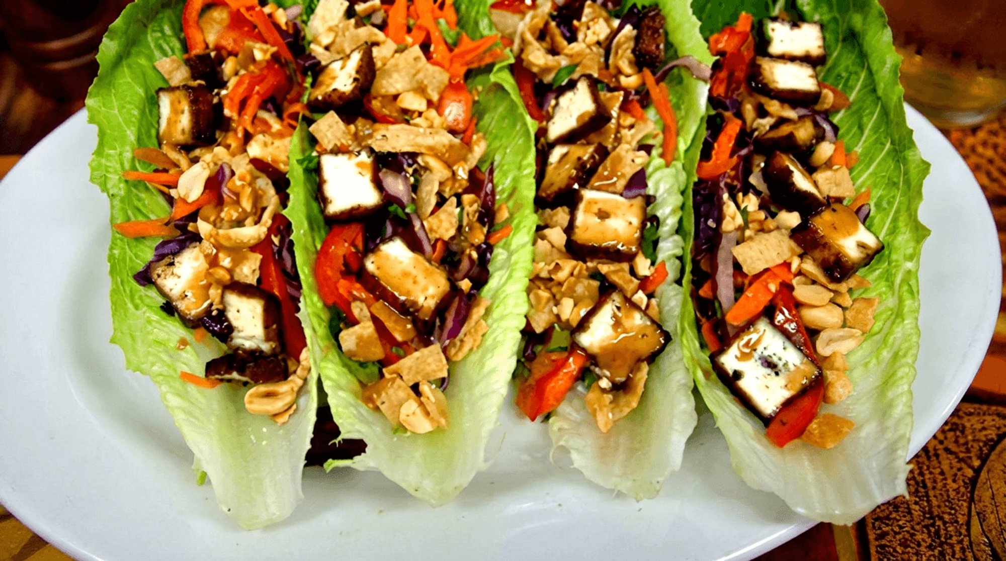 Chicken Thai Lettuce Wraps