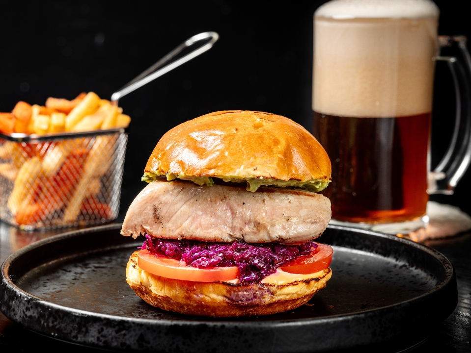 Grilled Ahi Tuna Burger