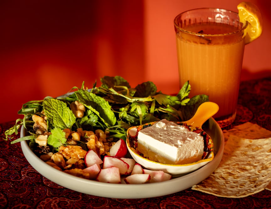 Herb Plate- Noon o Panir ba Sabzi