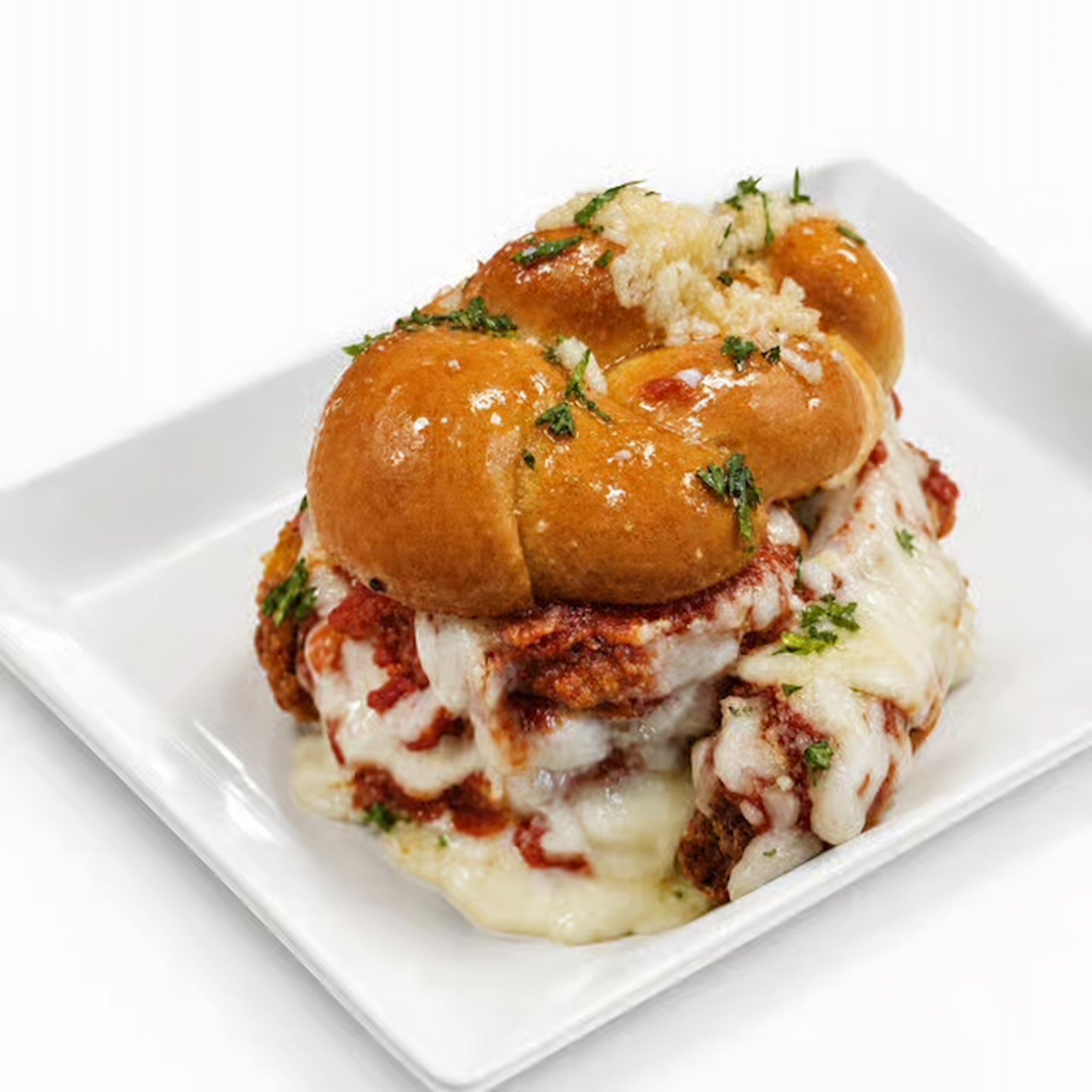 #8 Garlic Knot Shrimp Parm Slider