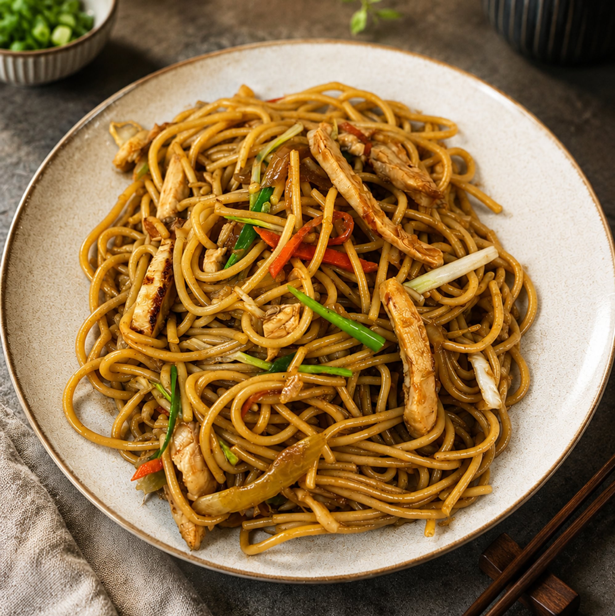 L1. Chicken lo mein