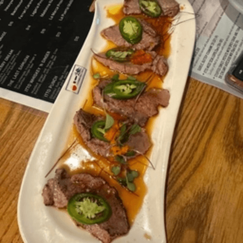 Beef Jalapeno Tataki