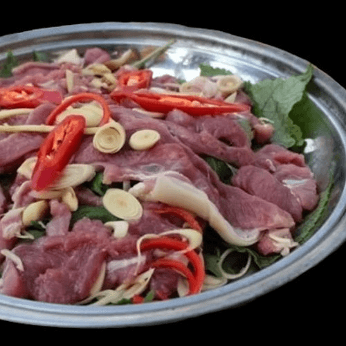 Heo Rừng Hấp Tía Tô / Steamed with Perilla Herb