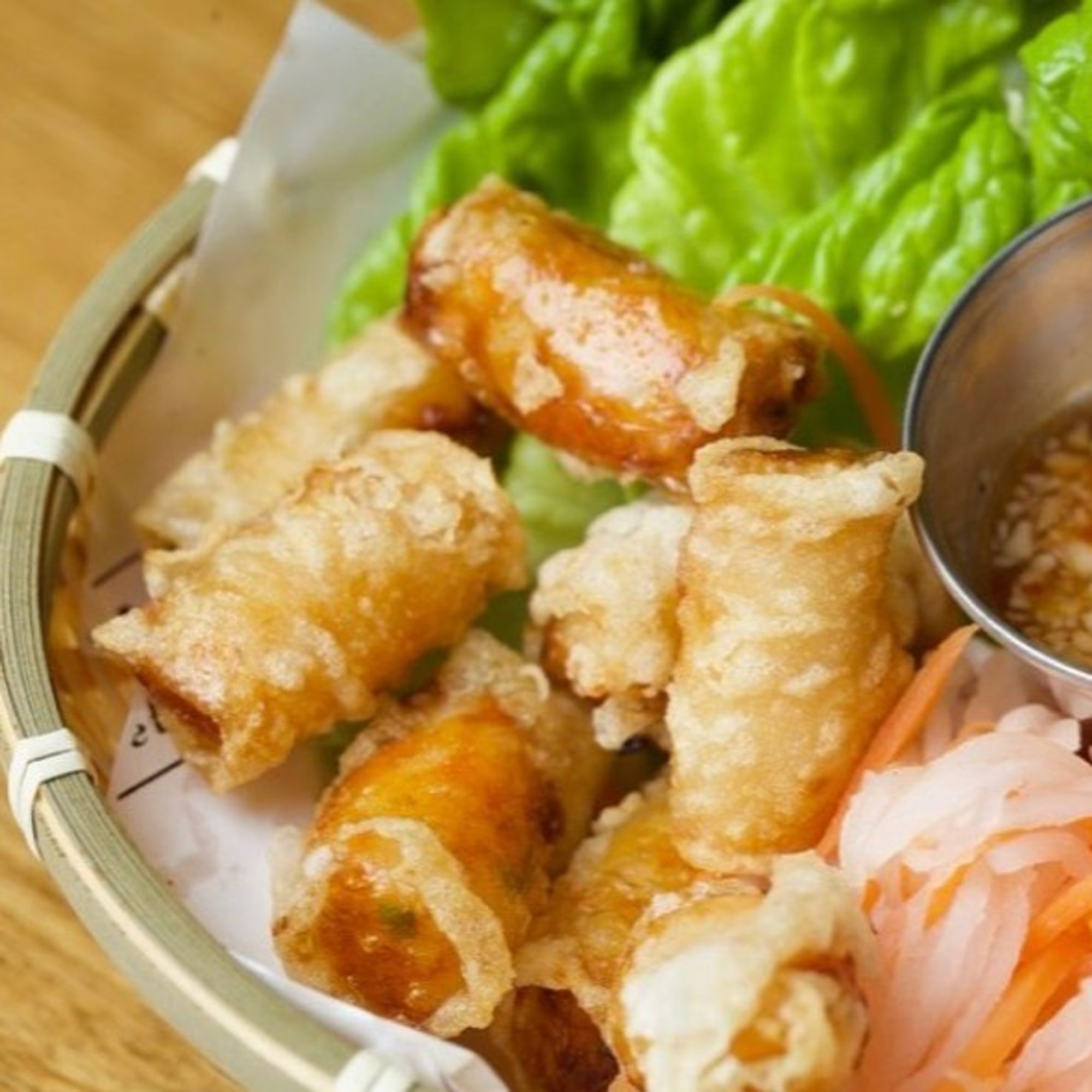 Mini Shrimp Poppers Eggrolls