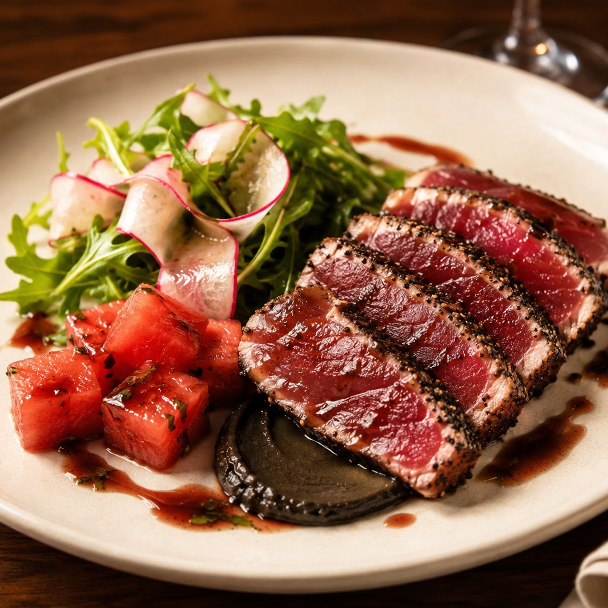 Peppercrusted Ahi Tuna