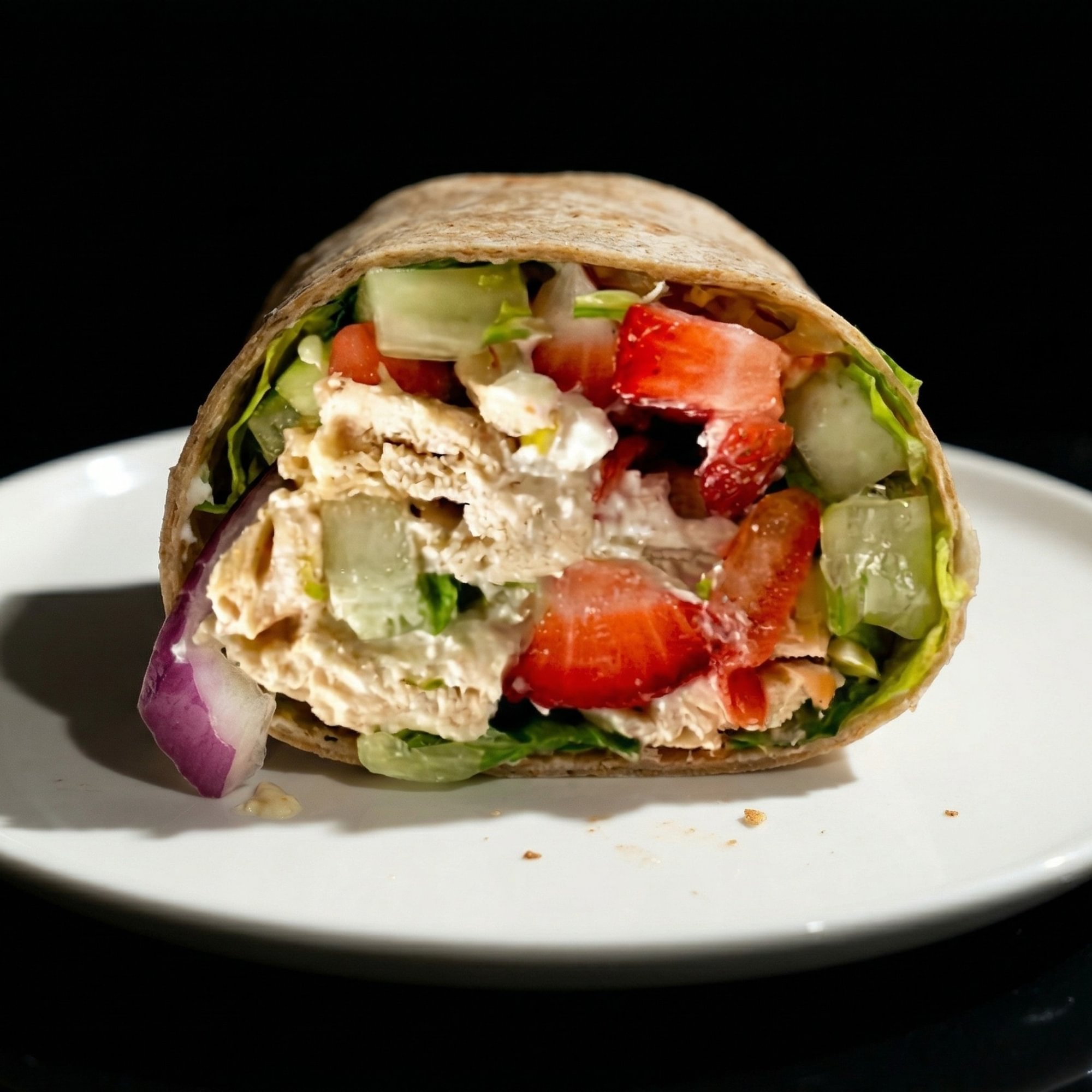 Strawberry Chicken Wrap