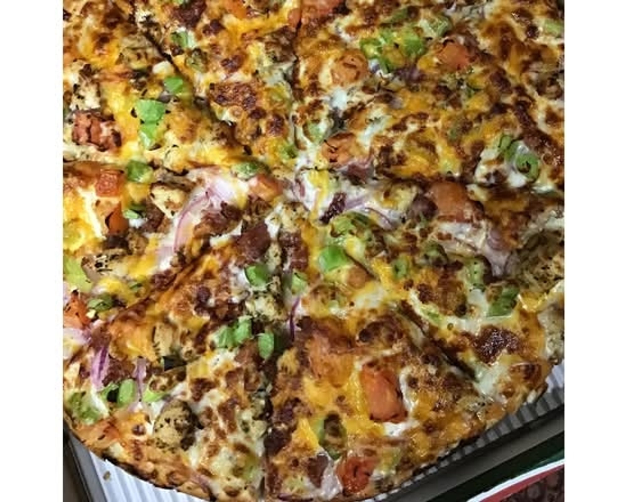 Chicken Bacon Ranch Pizza