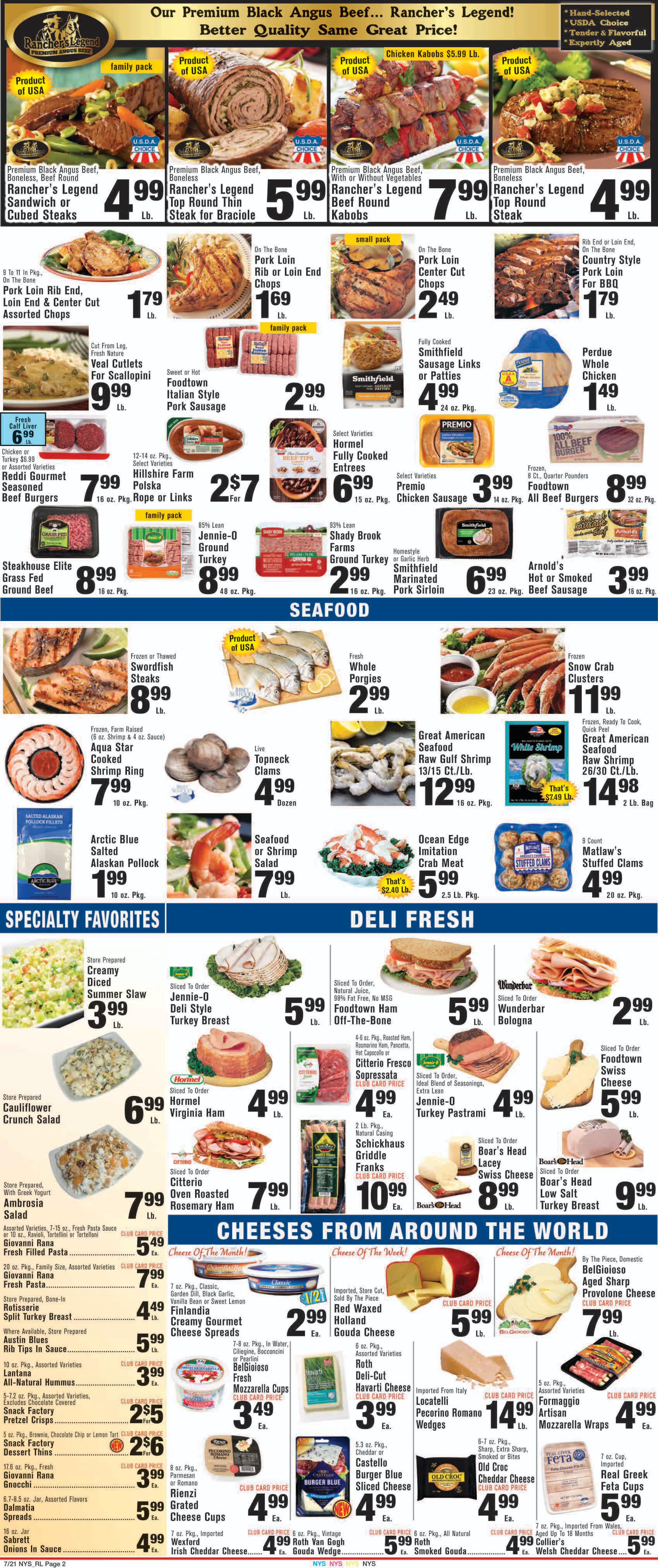 SUPER FOODTOWN SUPERMARKET 600 W. 160th St New York, NY, 10032