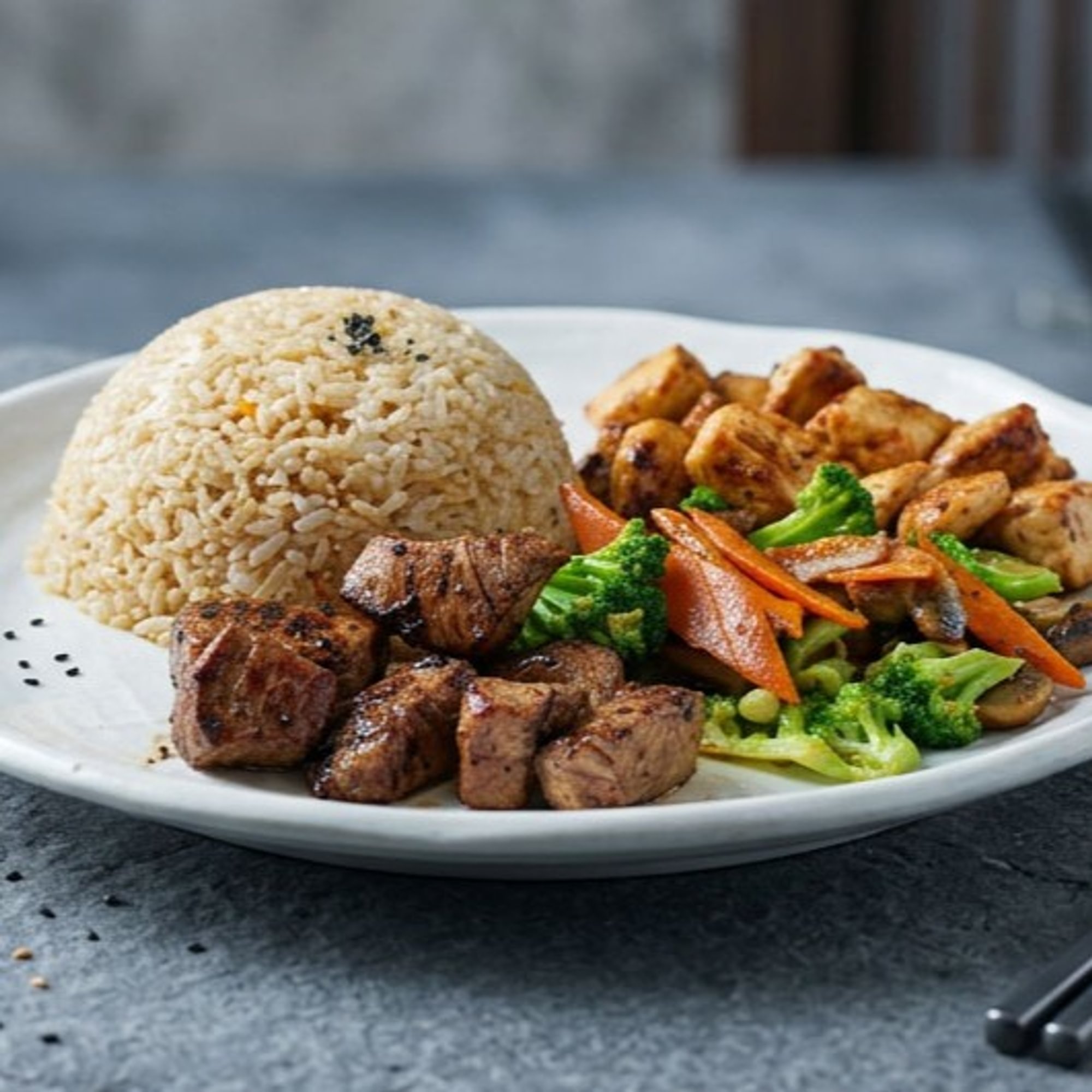 Chicken & Filet Mignon Hibachi Combo