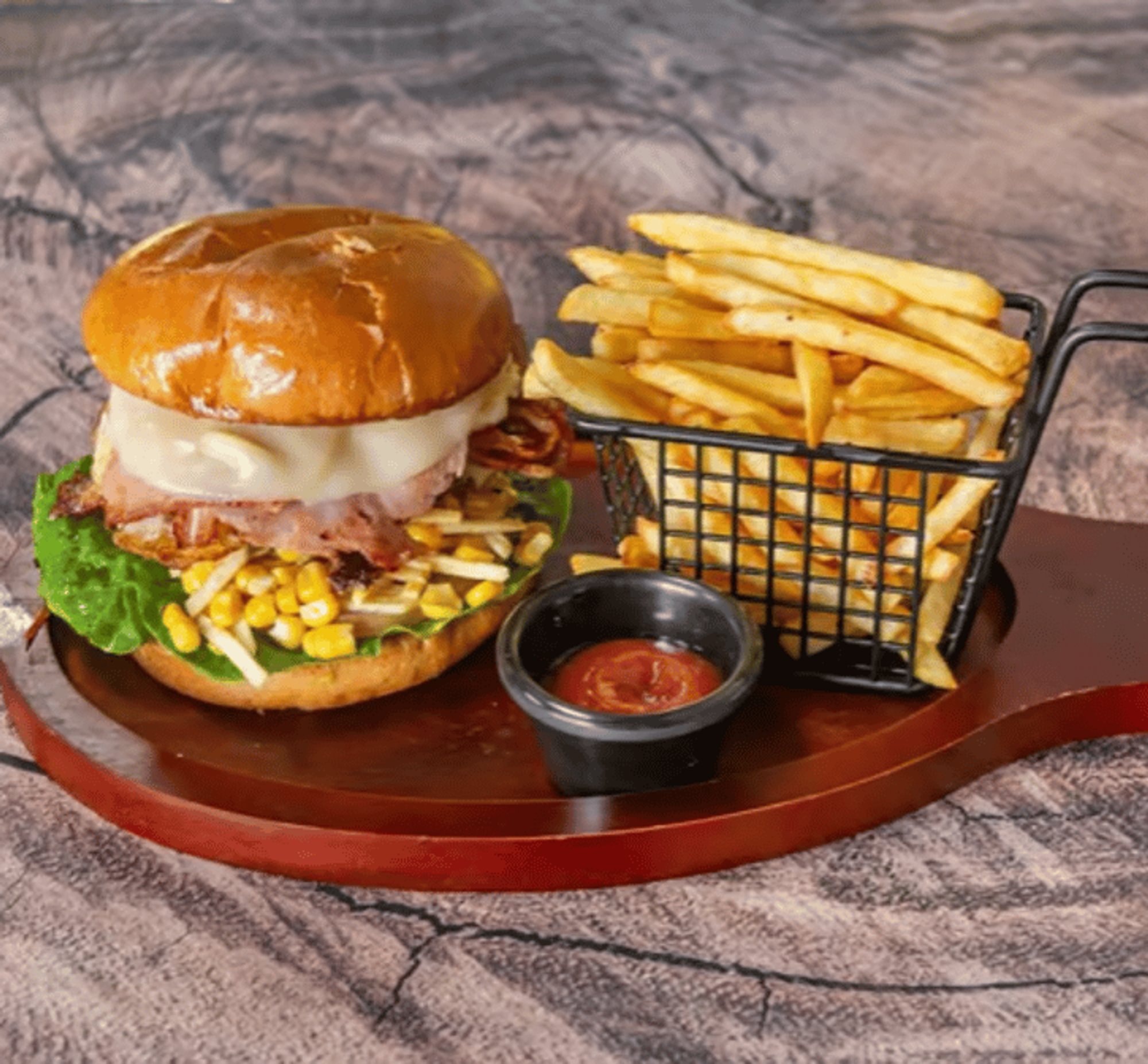 X-Egg Burger
