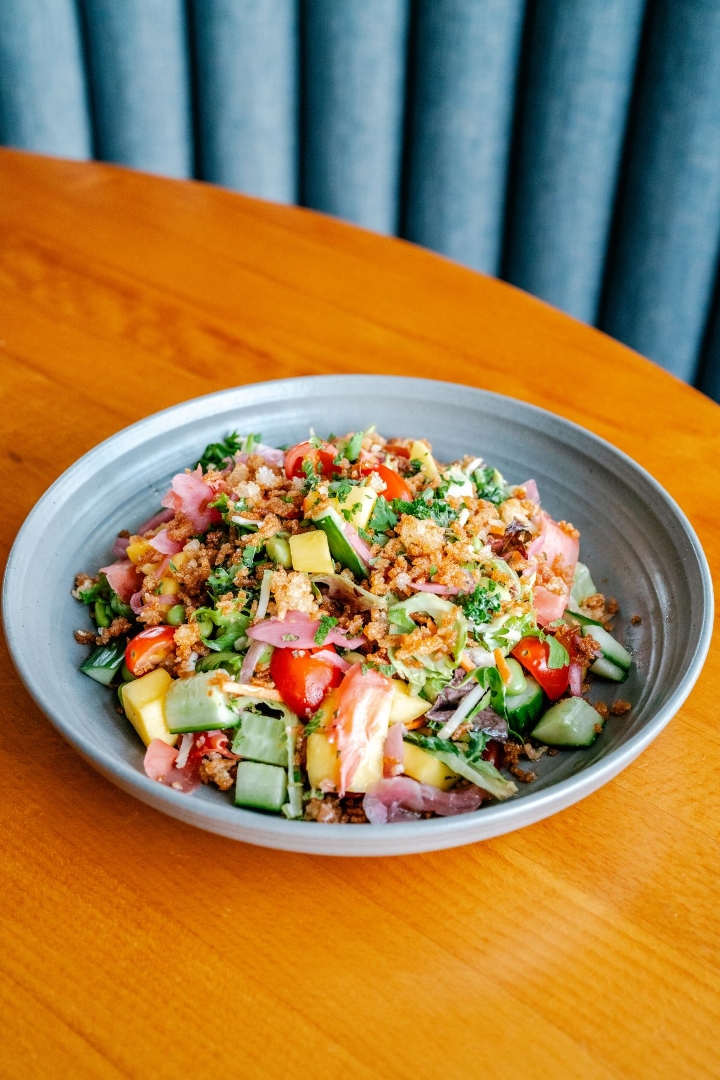 Crispy Rice & Herb Salad
