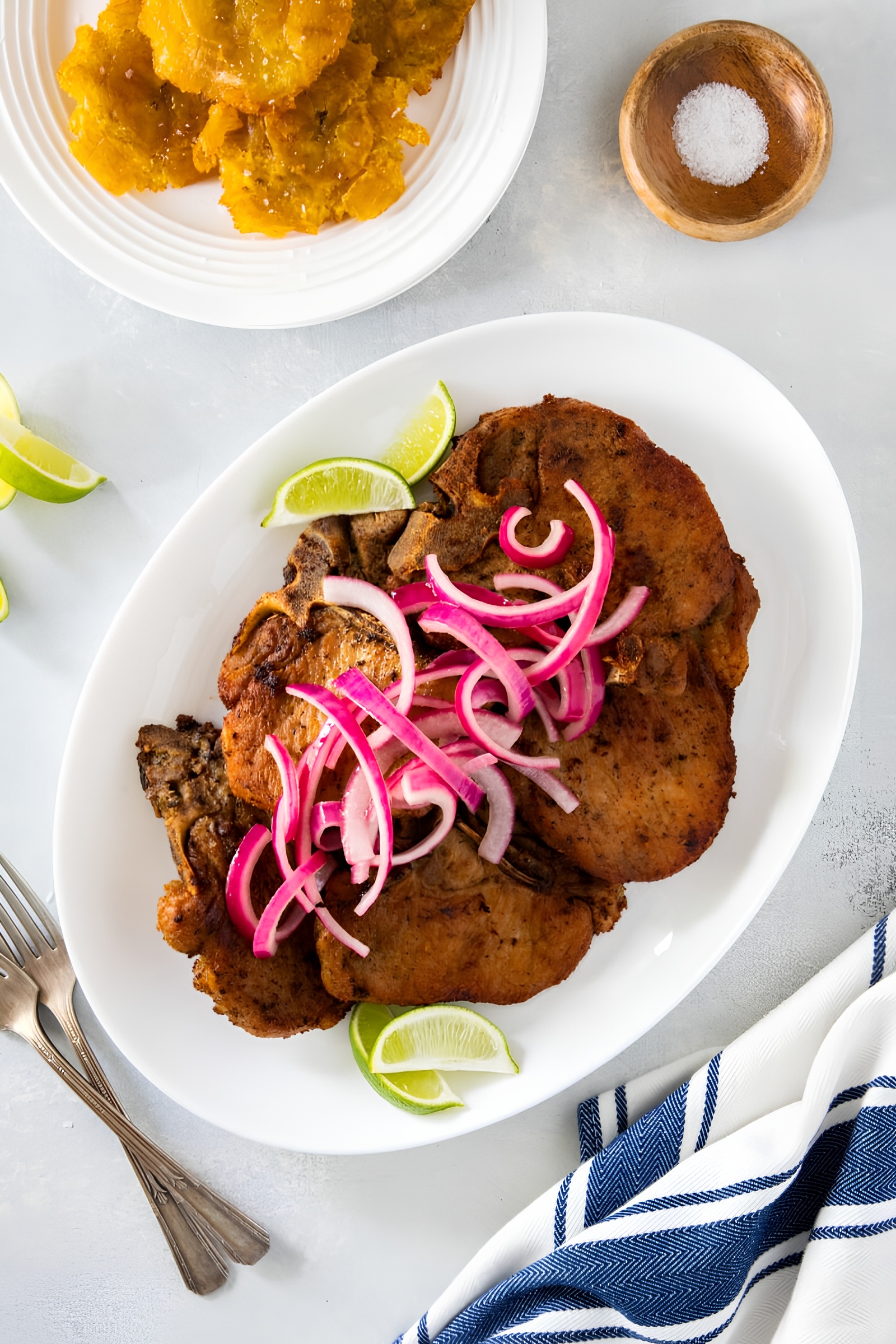 FAMILY meal: Pork Chops - 3 Chuletas picadas