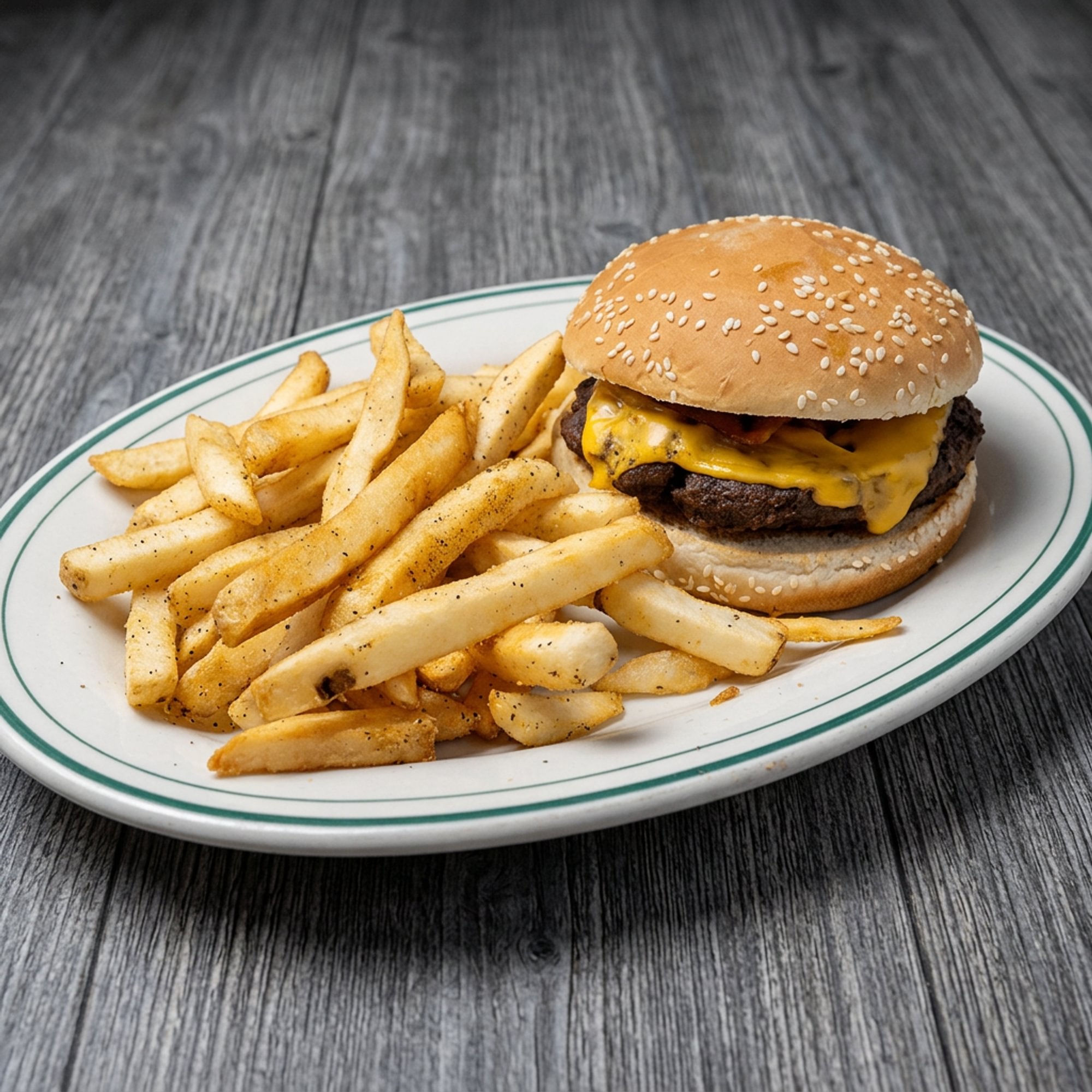Kids Hamburger with Fries
