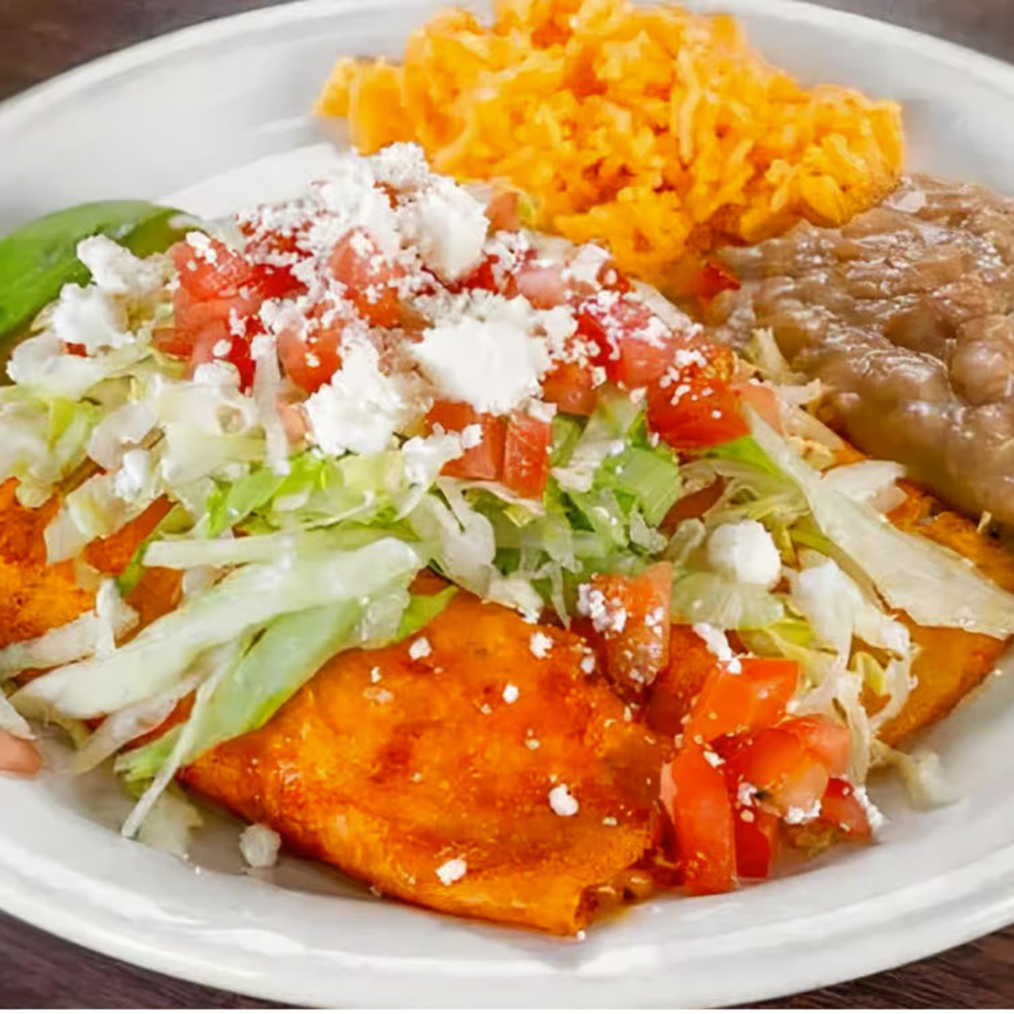 Enchiladas con Queso