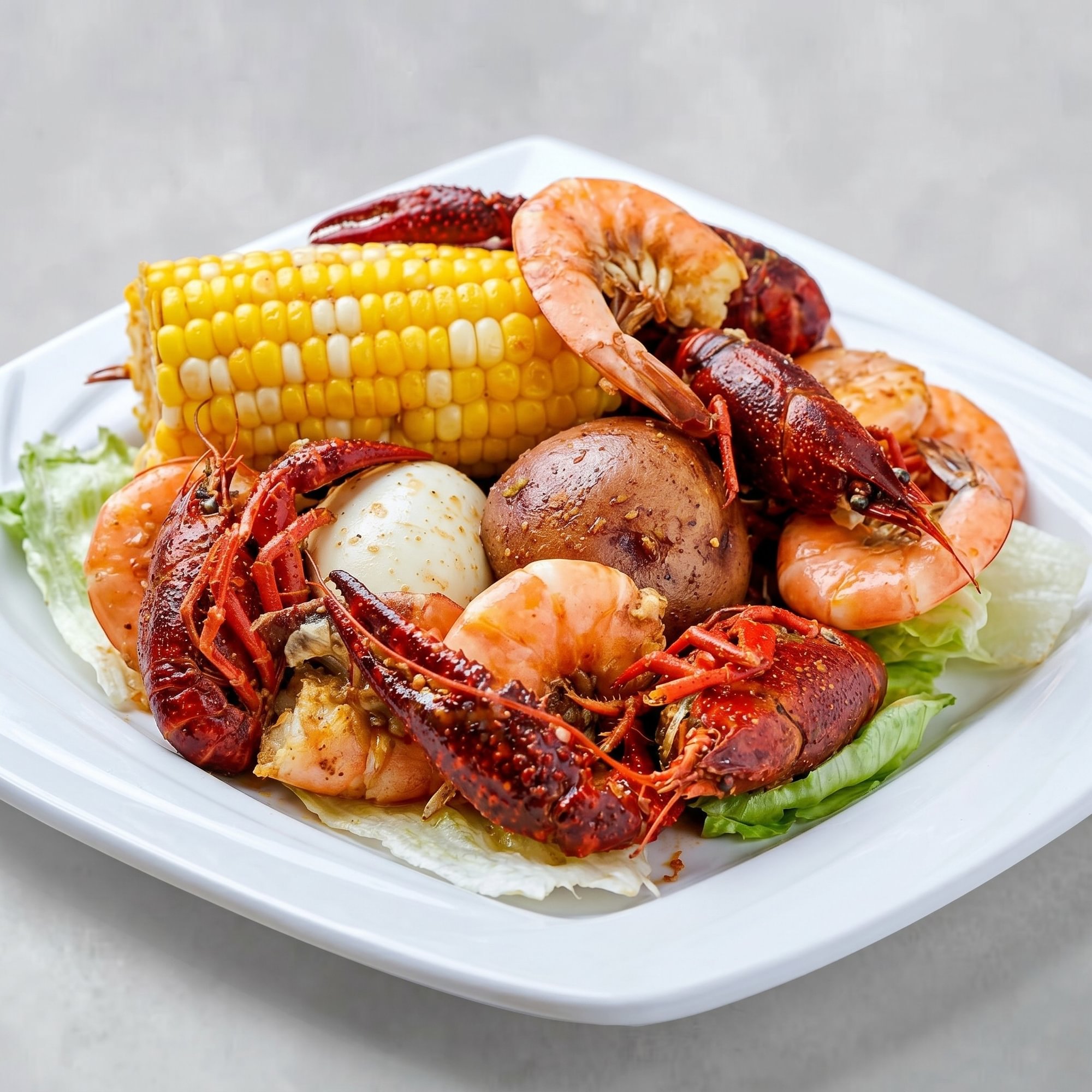 Shrimp with No Head & Crawfish Combo